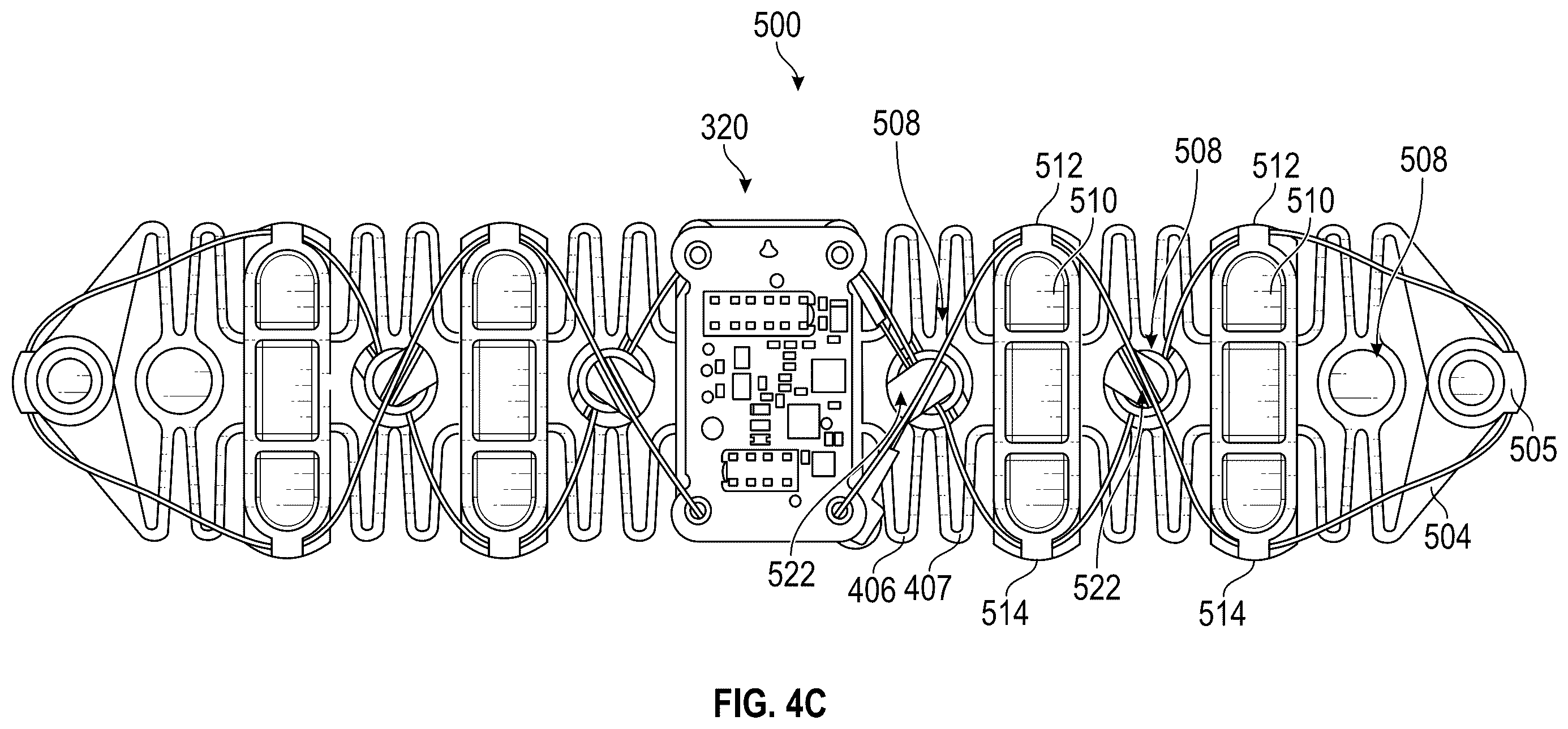 Patent US12564537 Figure 13 – Electro-actuatable compression garments with shape memory elements