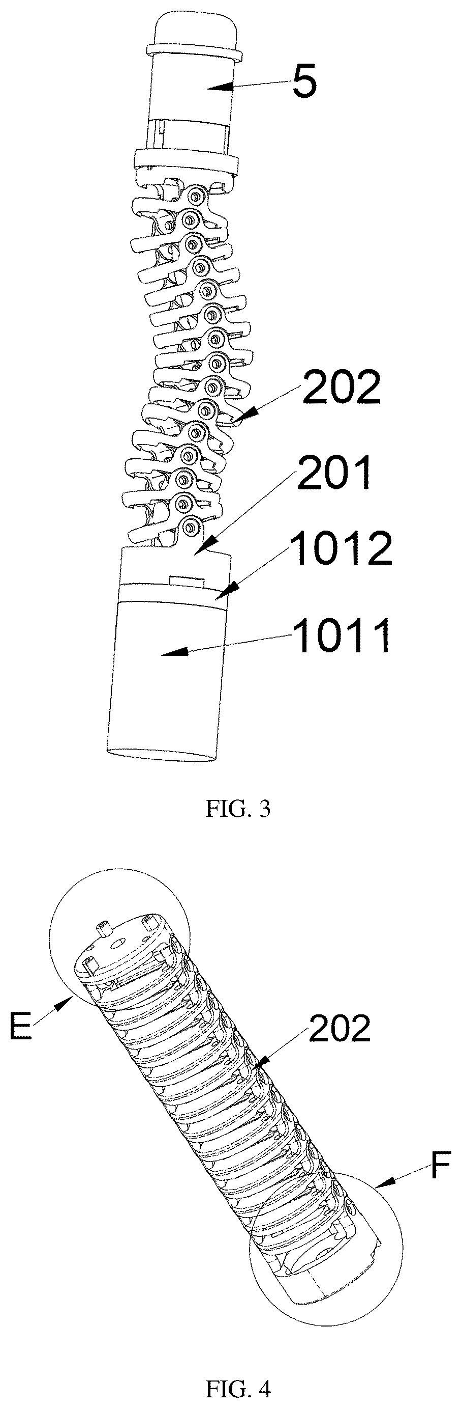 Patent US12564538 Figure 2 – Chain-type massage structure and massager