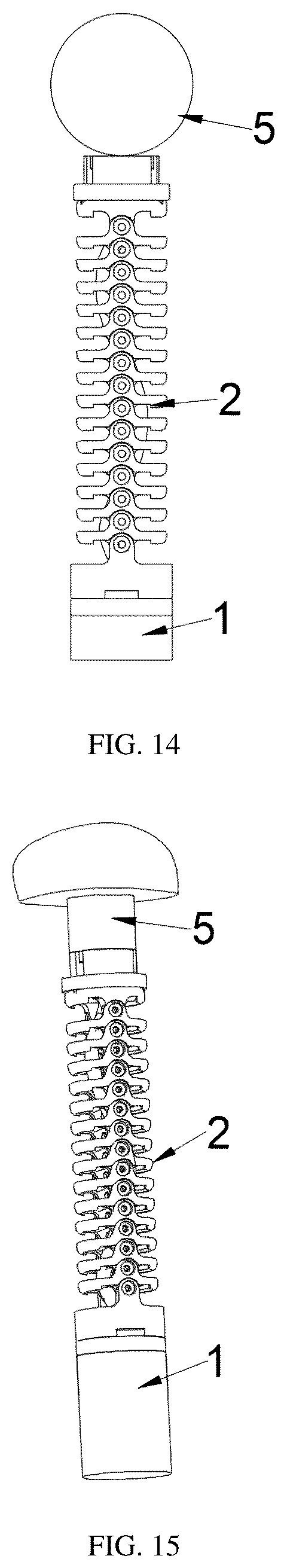 Patent US12564538 Figure 8 – Chain-type massage structure and massager