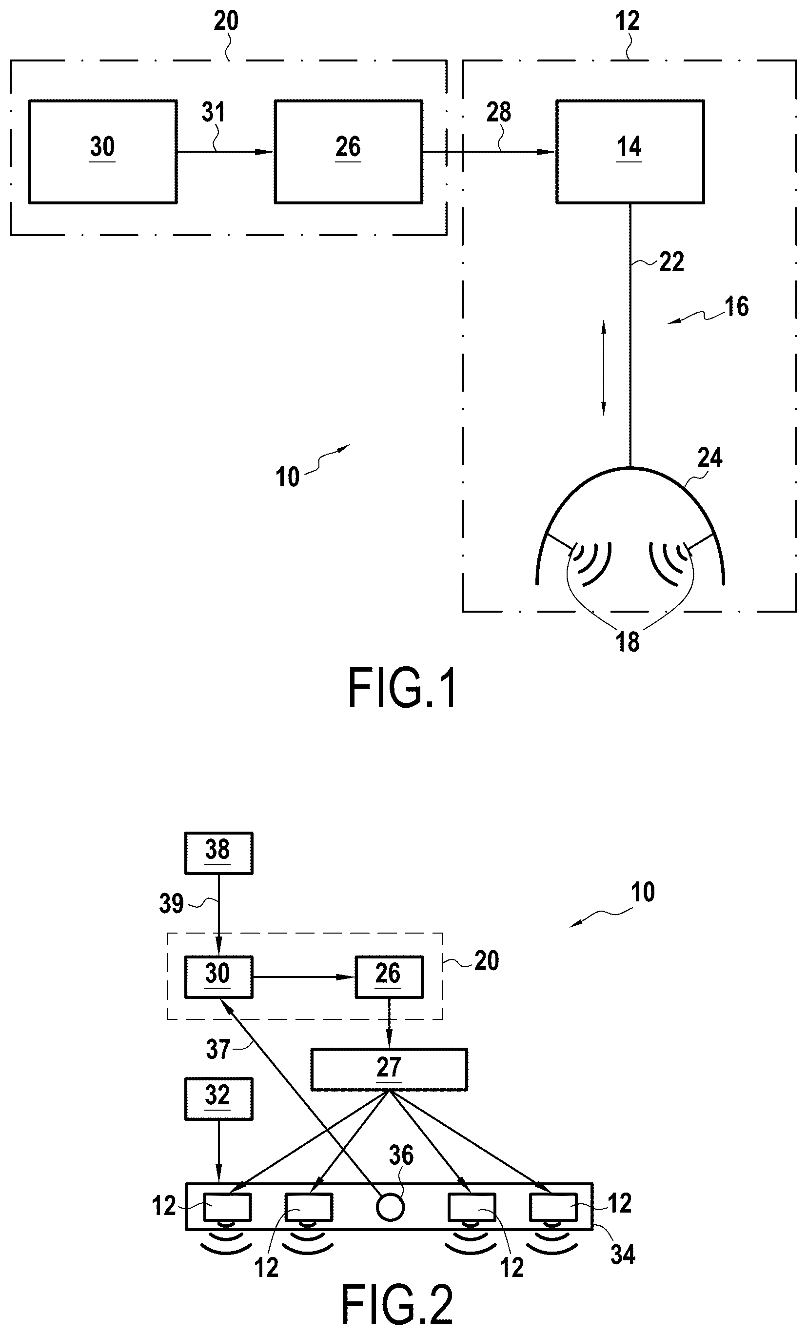 Patent US12564539 Figure 1 – Devices and methods for treating a breathing-related sleep disorder, methods of use and control processes for such a device