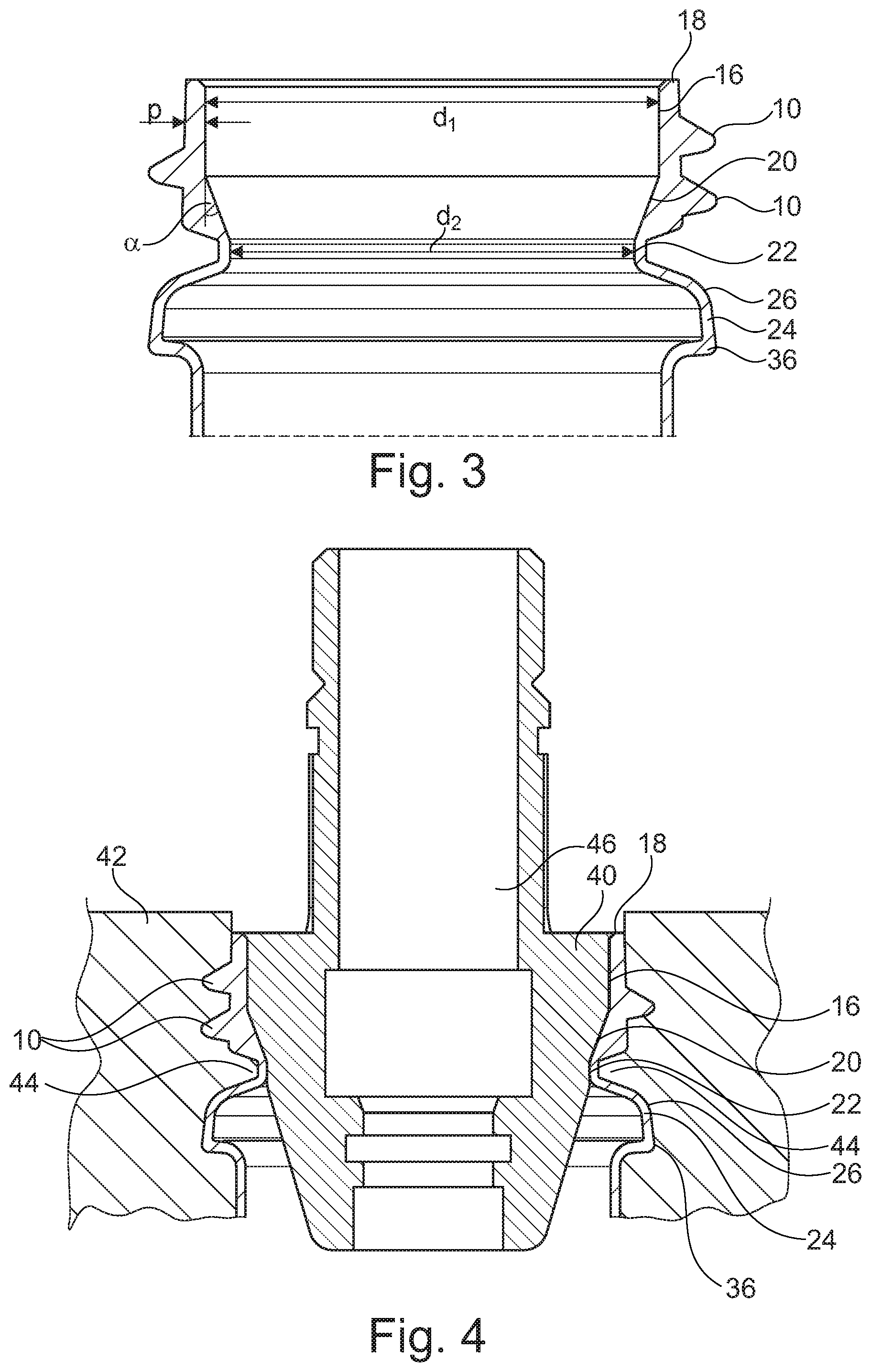 Patent US12564542 Figure 2 – Medical fluid container