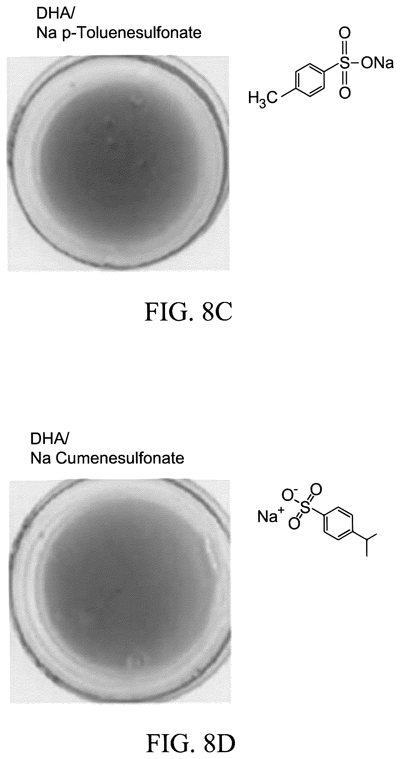 Patent US12564546 Figure 8 – Self-tanning compositions containing an aromatic sulfonate and methods thereof