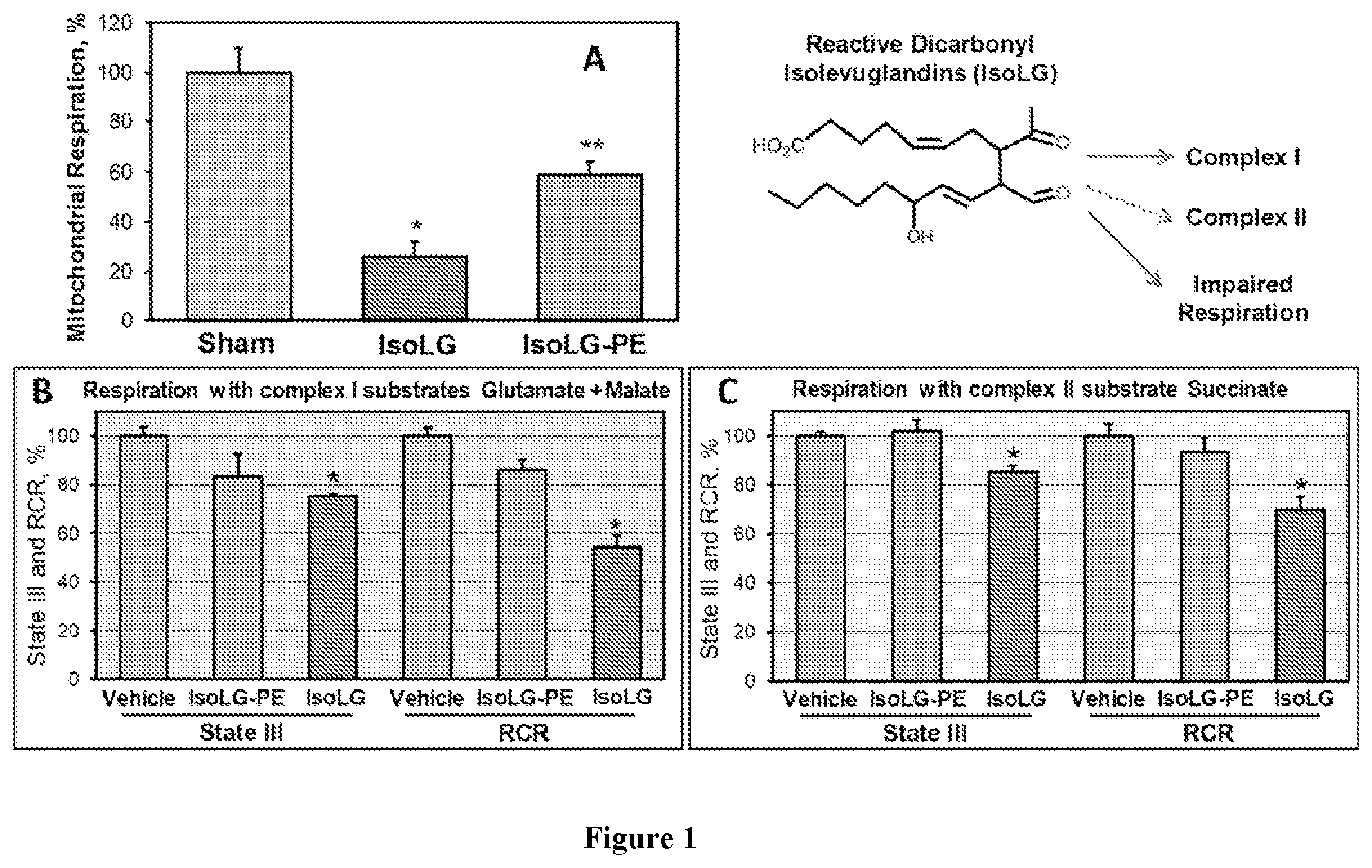 Patent US12564580 Figure 1 – Mitochondria-targeted isoketal/isolevuglandin scavengers and uses thereof