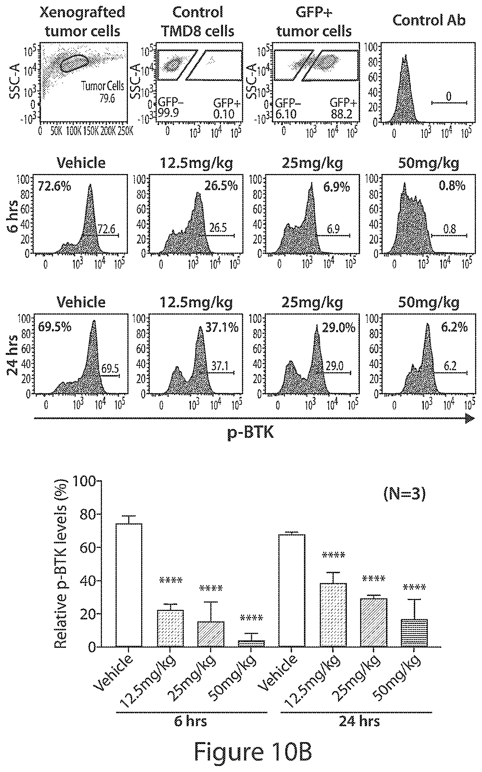 Patent US12564591 Figure 17 – HCK as a therapeutic target in MYD88 mutated diseases