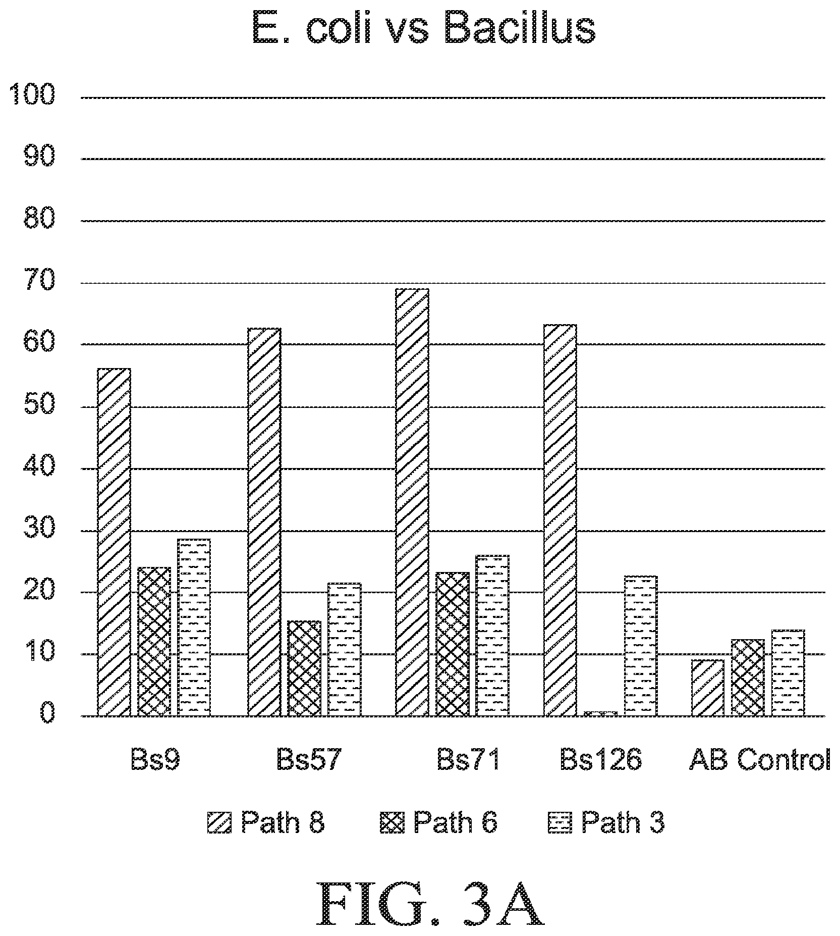 Patent US12564612 Figure 5 – Microbial strains and antibiotics