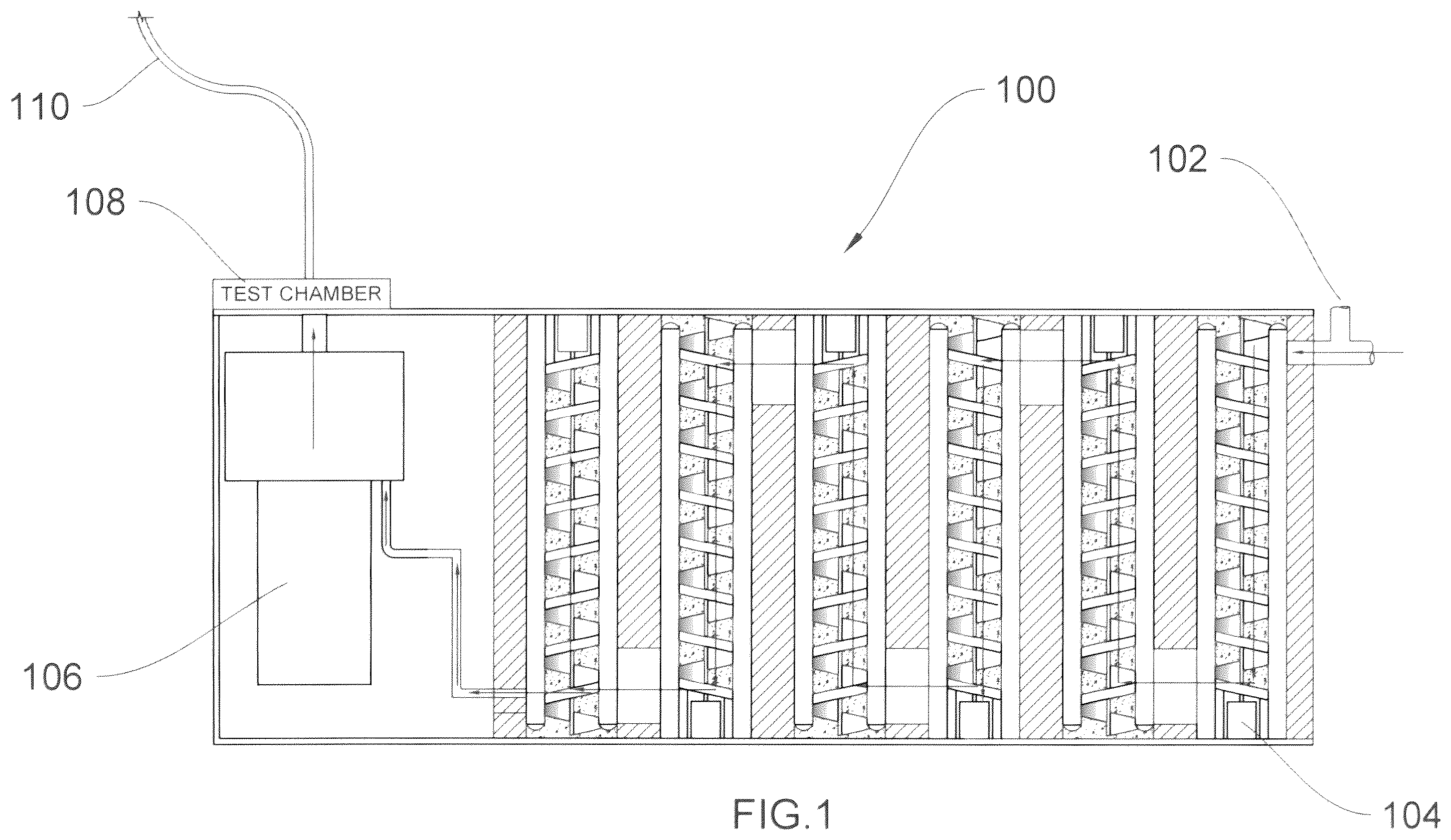 Patent US12564627 Figure 1 – System for producing and delivering contactless veterinary passive immunization