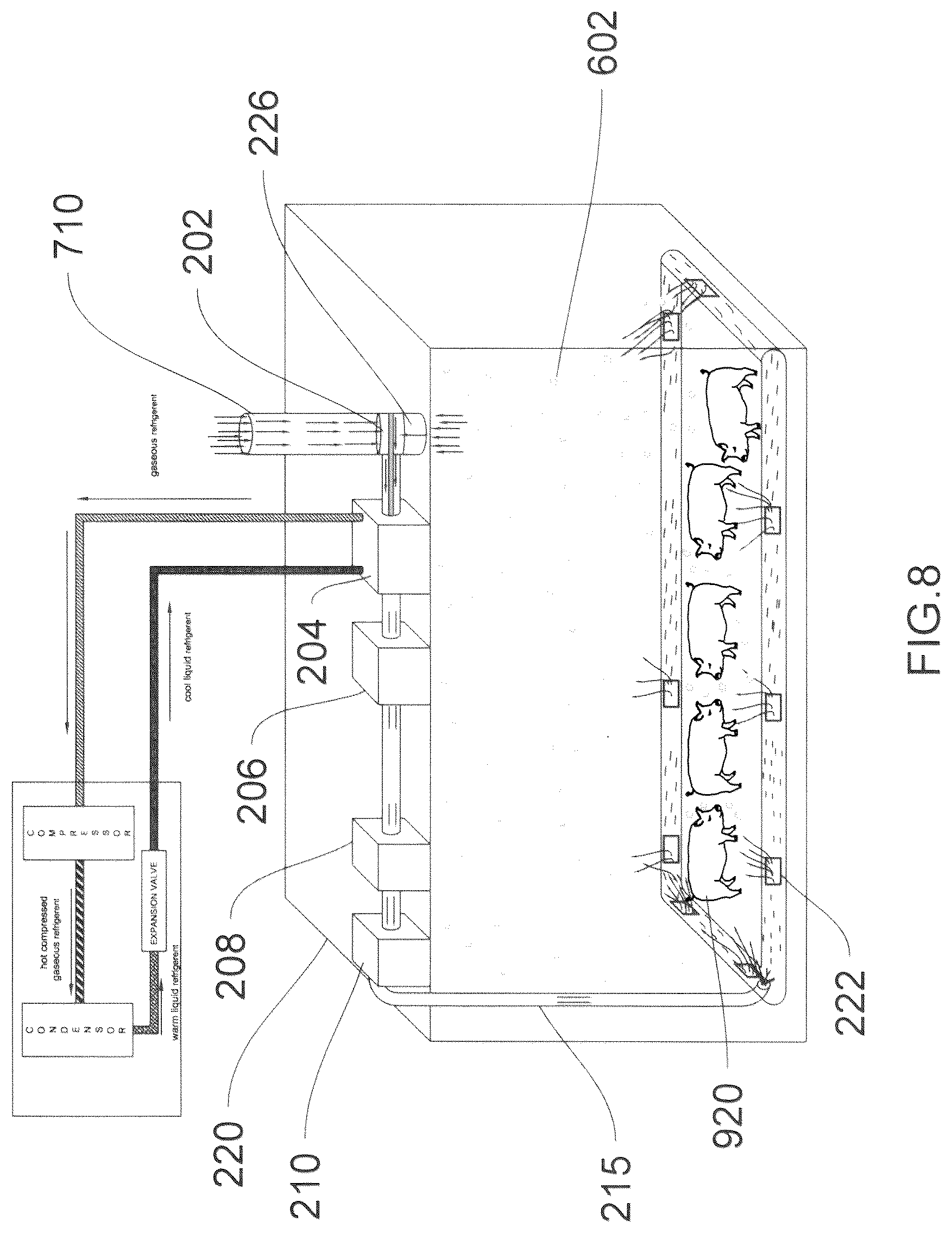 Patent US12564627 Figure 9 – System for producing and delivering contactless veterinary passive immunization