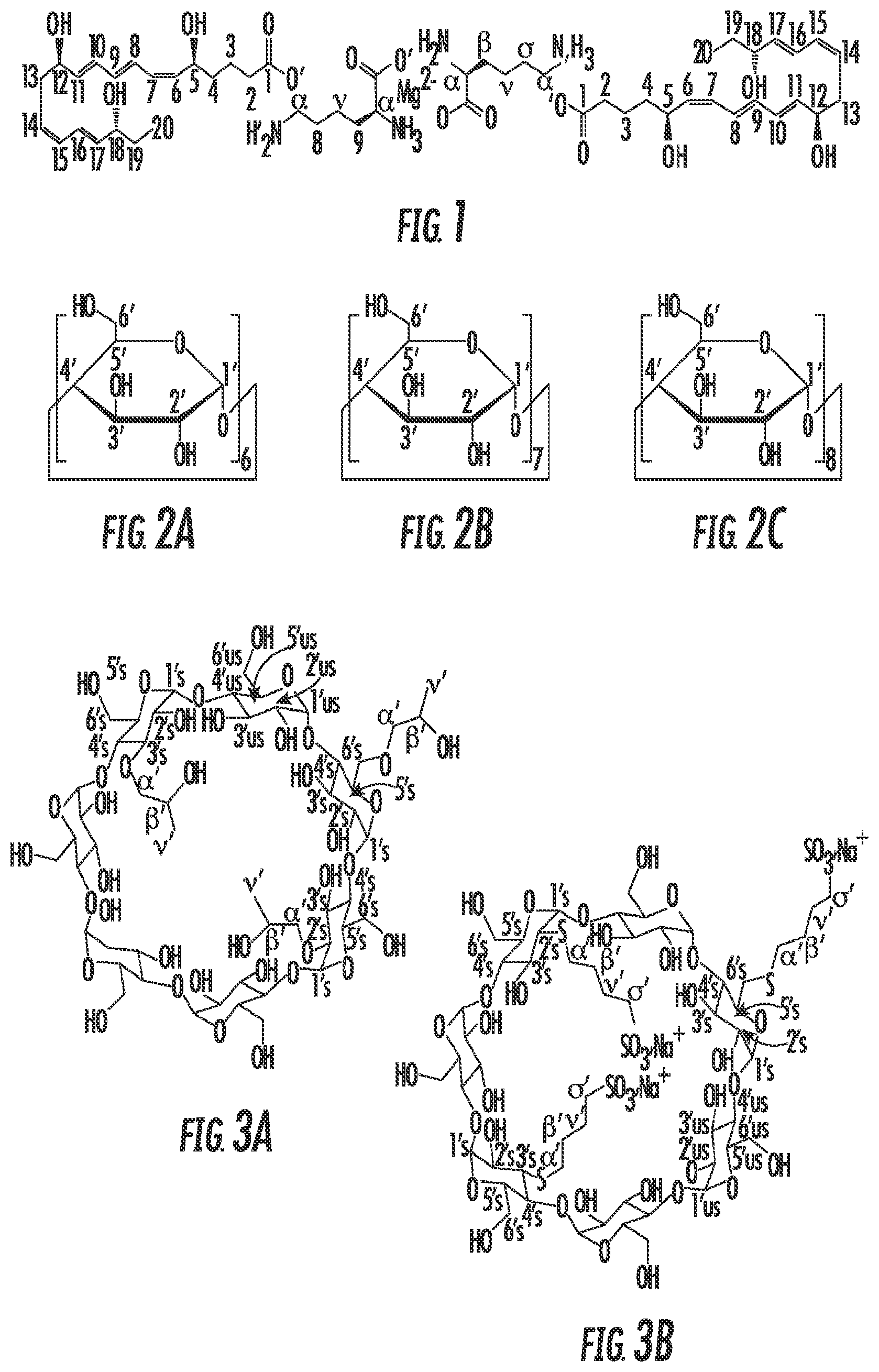 Patent US12564644 Figure 1 – Cyclodextrin complexes of specialized proresolving mediators