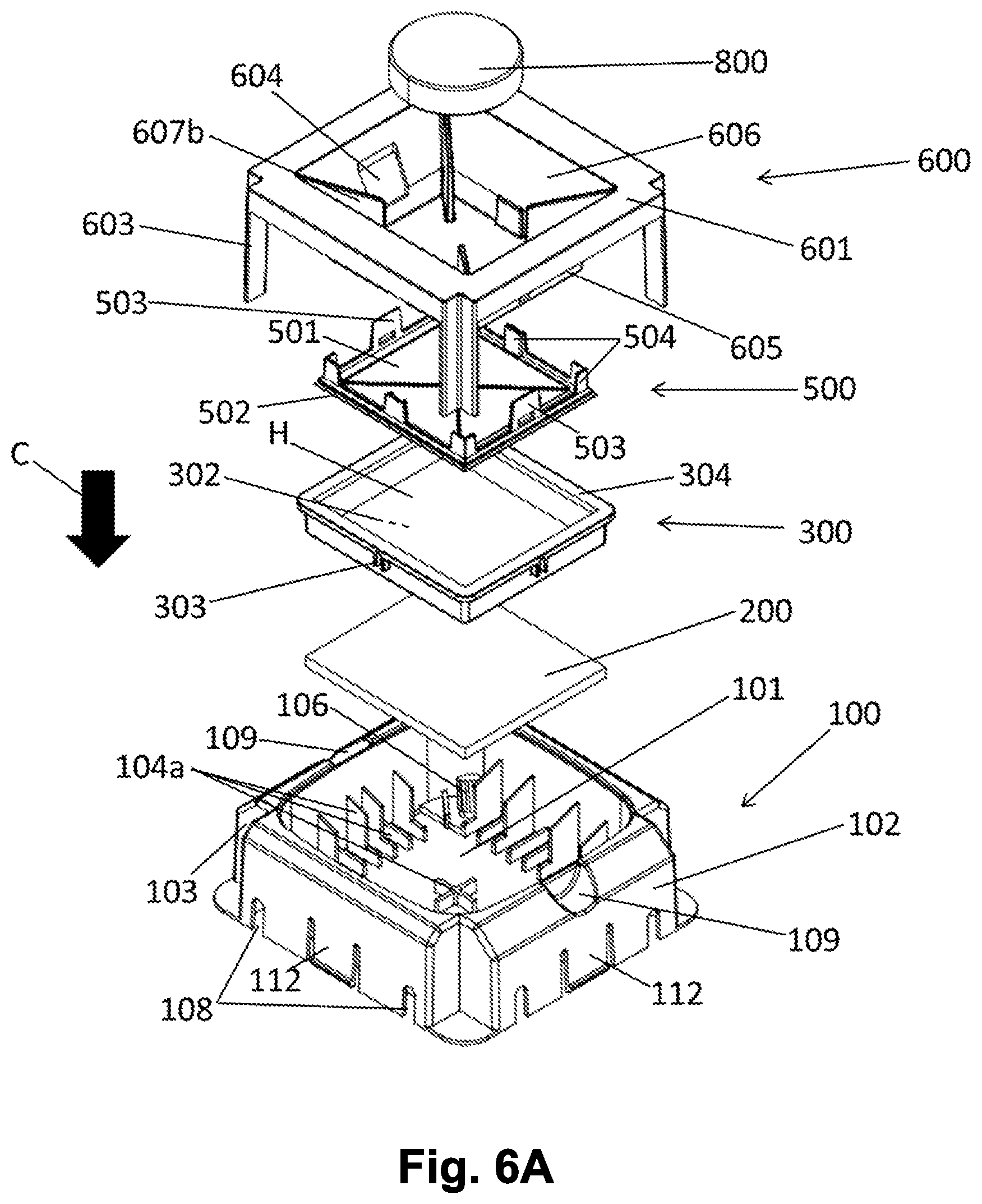 Patent US12564662 Figure 8 – Disposable system and method for preparing a compressed hydrogel