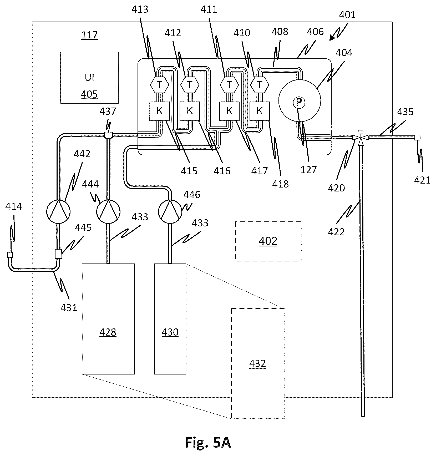Patent US12564664 Figure 5 – Treatment fluid devices methods and systems
