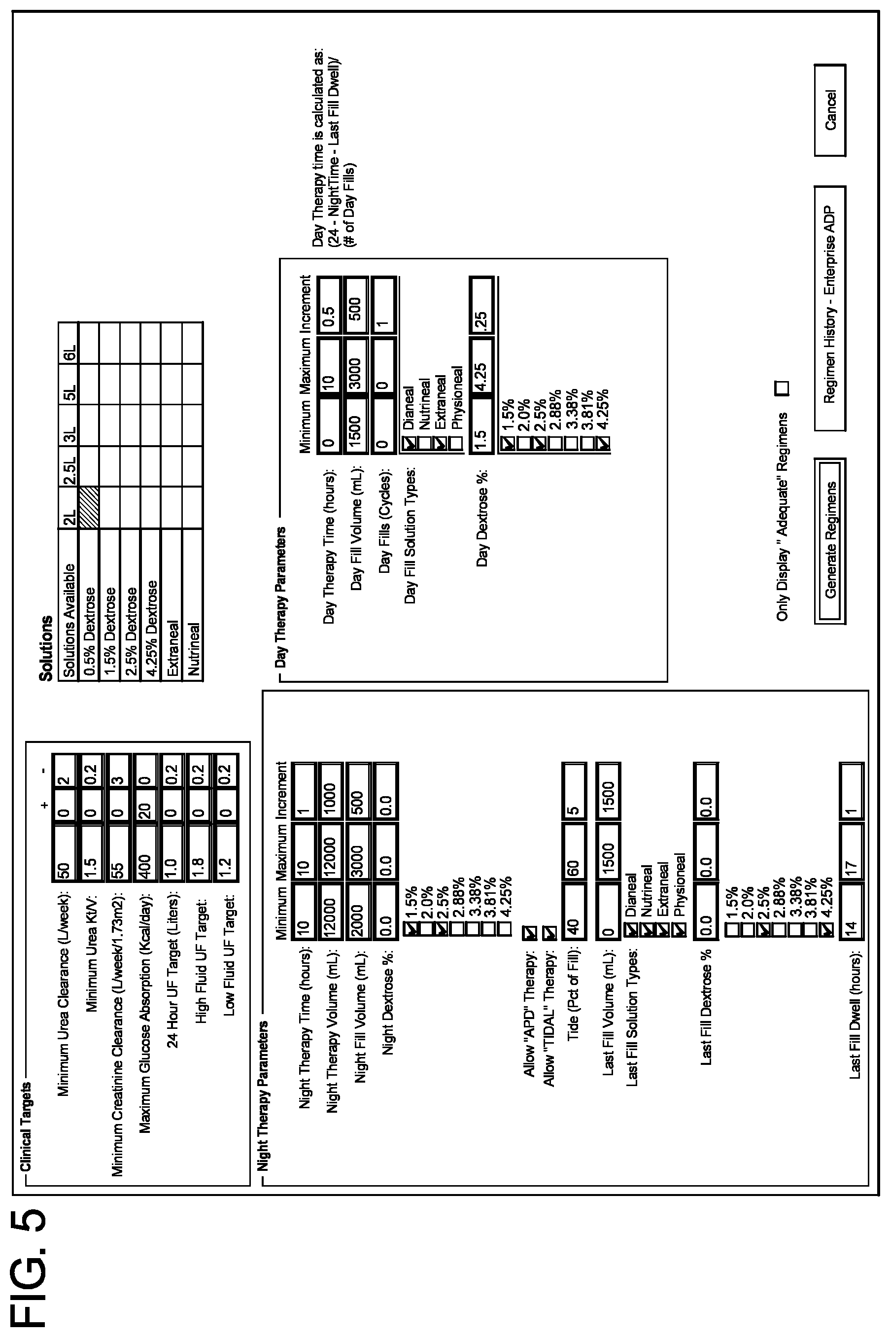 Patent US12564665 Figure 9 – Dialysis apparatus including therapy prescription selection