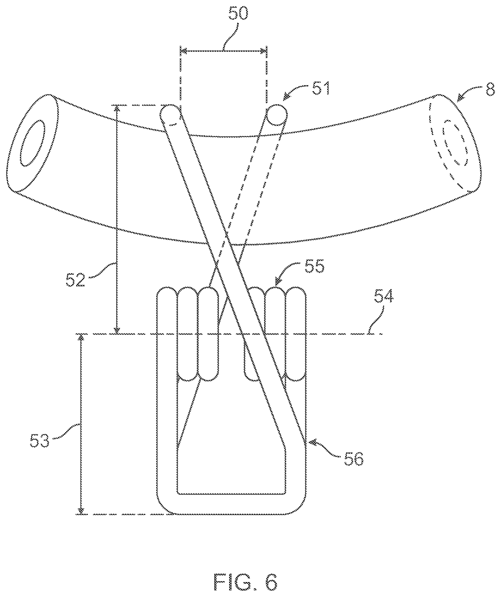 Patent US12564673 Figure 6 – Slack release system for medical tubing