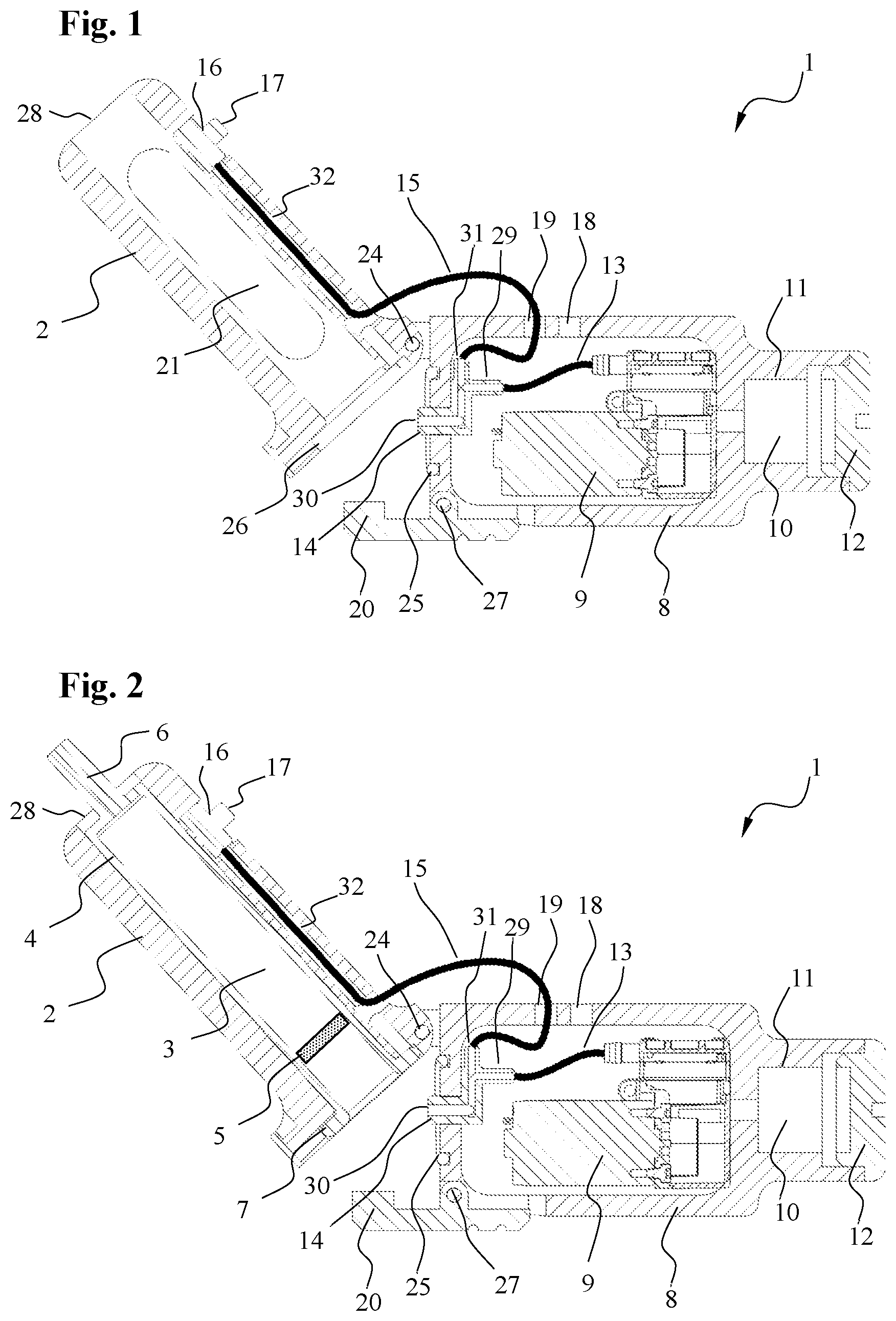 Patent US12564681 Figure 1 – Pen-like syringe system