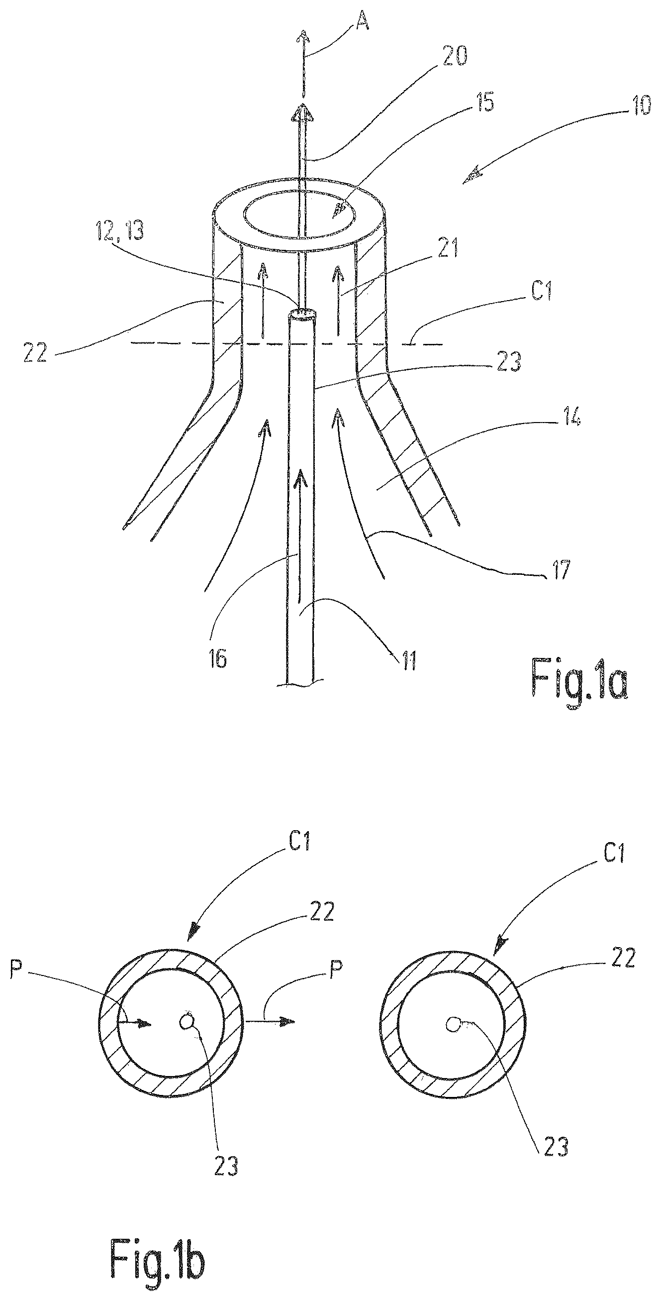 Patent US12564684 Figure 1 – Instrument, instrument head, application system and method