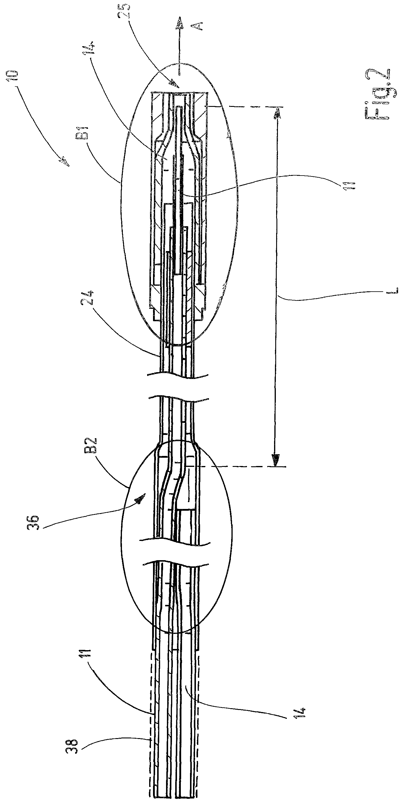 Patent US12564684 Figure 2 – Instrument, instrument head, application system and method