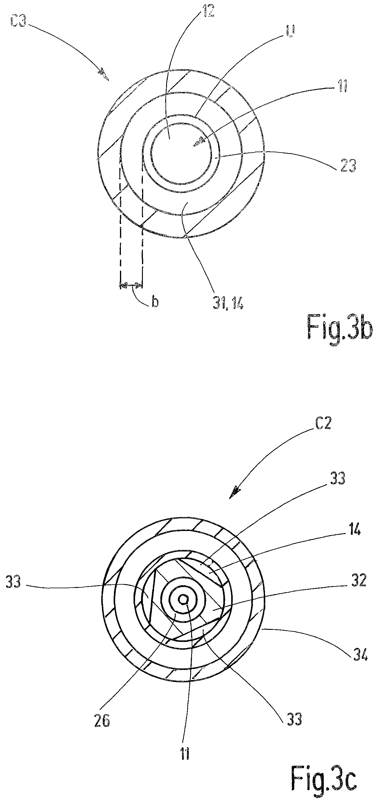 Patent US12564684 Figure 4 – Instrument, instrument head, application system and method