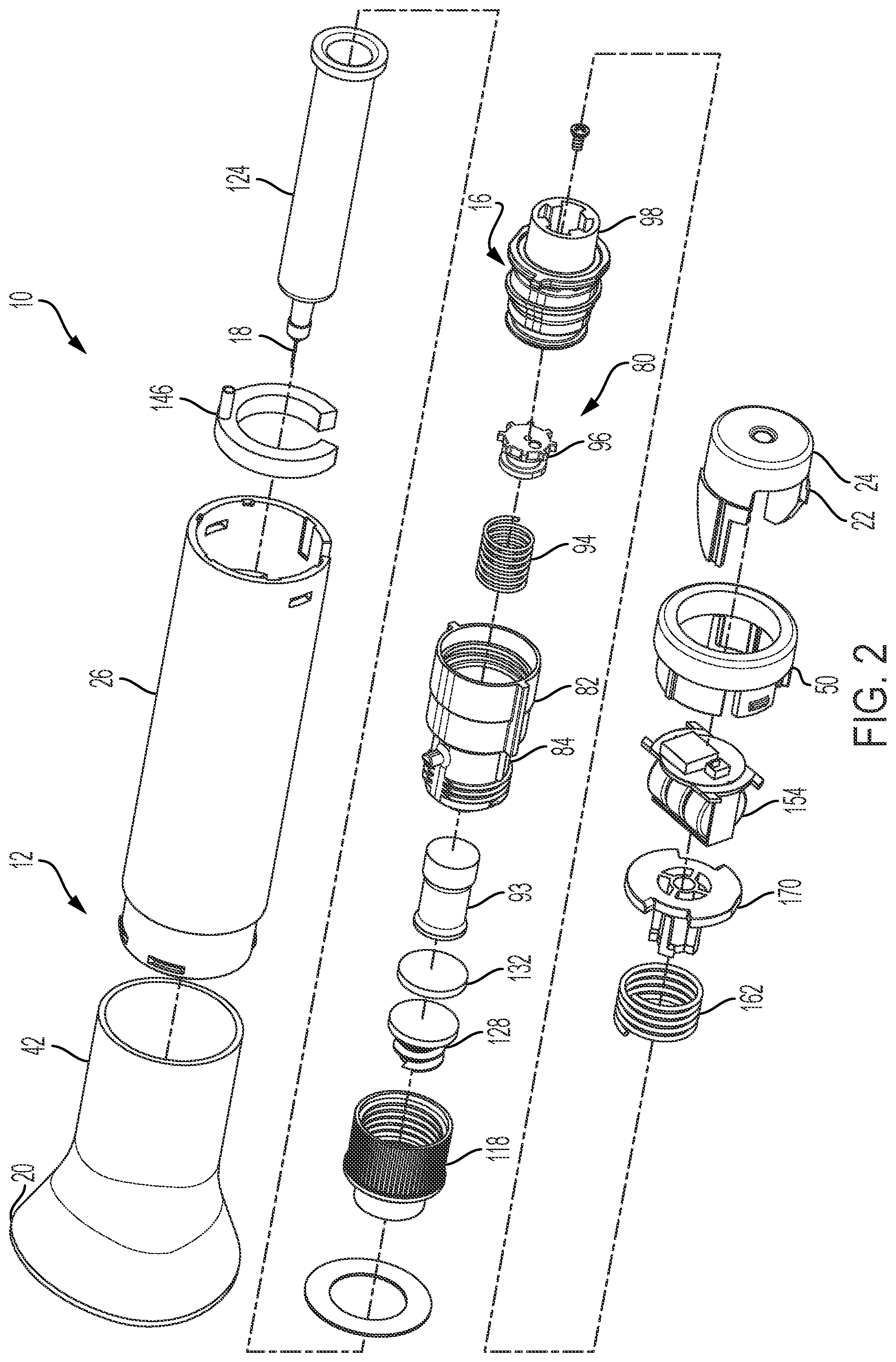 Patent US12564687 Figure 2 – Devices and processes for delivery of therapeutic fluids