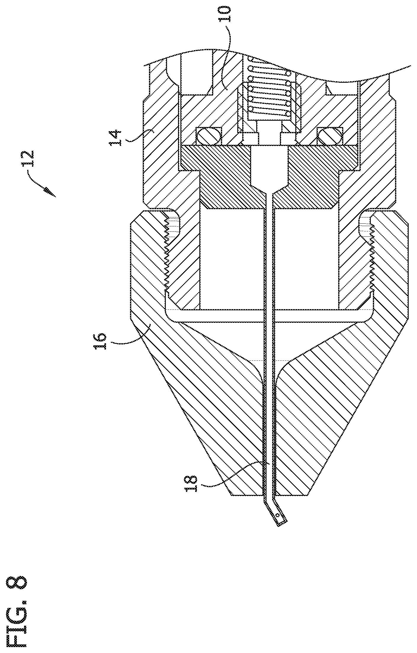 Patent US12564689 Figure 8 – Injection device and components thereof