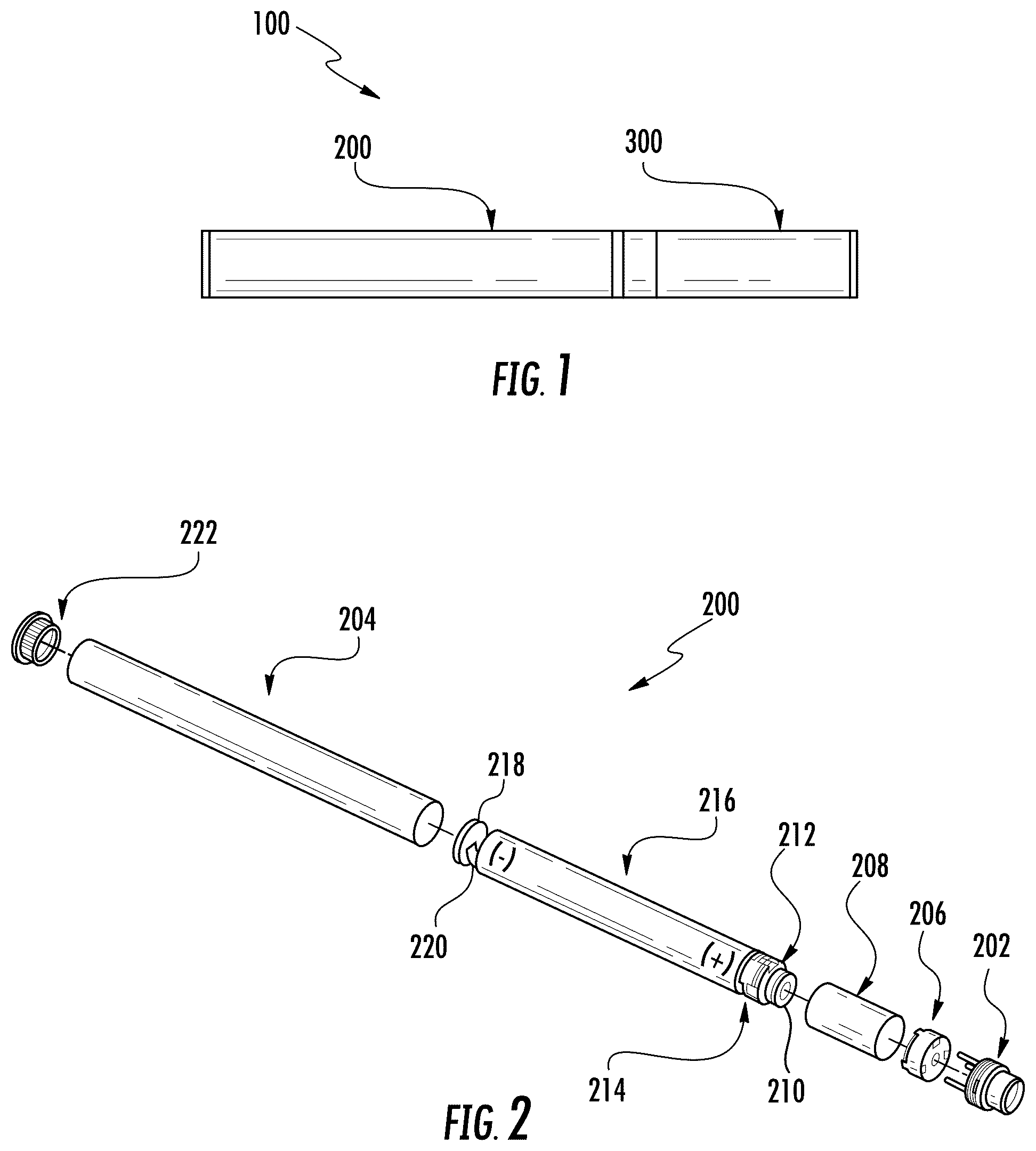 Patent US12564692 Figure 1 – Methods for assembling a cartridge for an aerosol delivery device, and associated systems and apparatuses