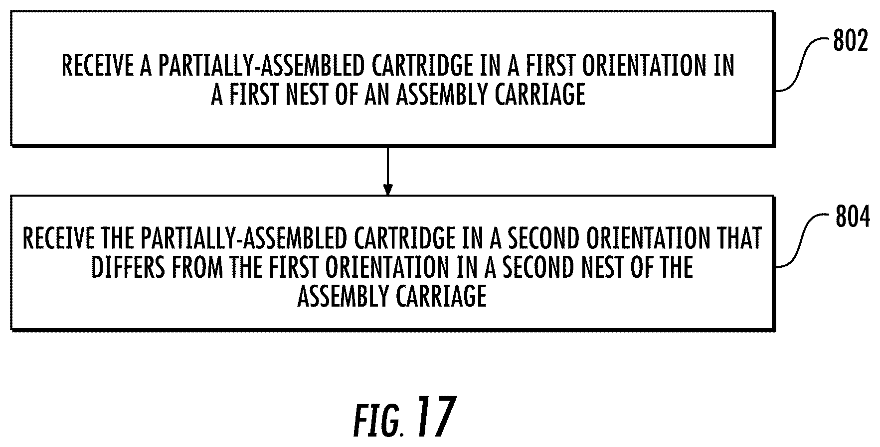 Patent US12564692 Figure 16 – Methods for assembling a cartridge for an aerosol delivery device, and associated systems and apparatuses
