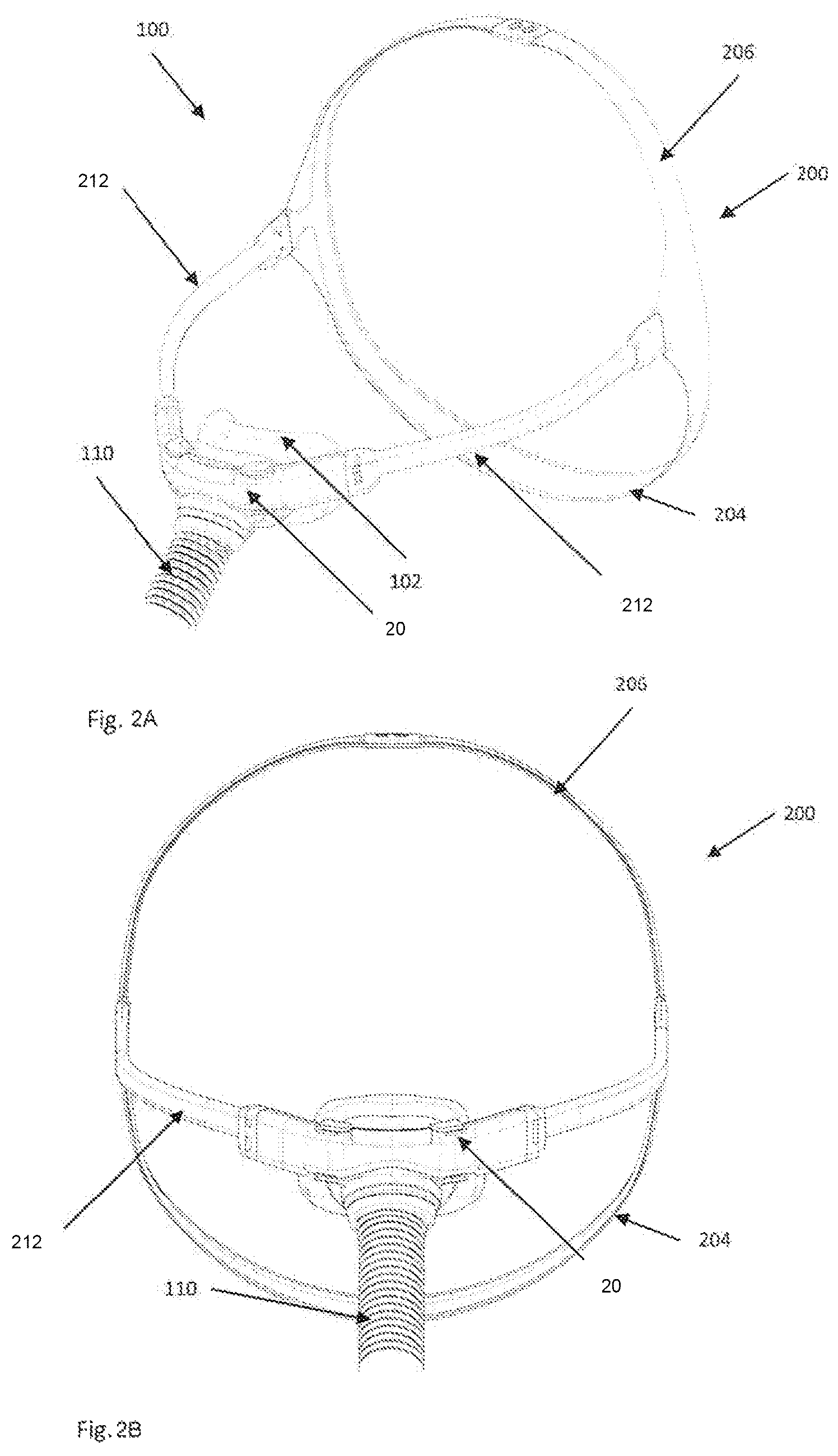 Patent US12564695 Figure 3 – Directional adjustment mechanism for headgear of a respiratory therapy mask or interface