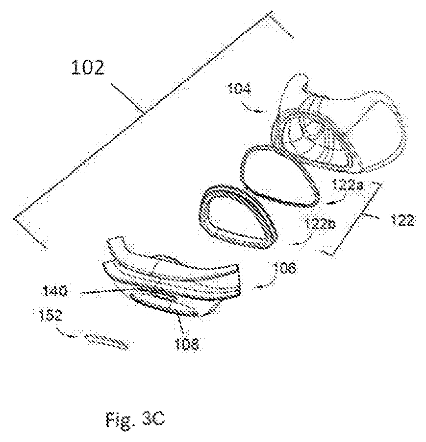 Patent US12564695 Figure 6 – Directional adjustment mechanism for headgear of a respiratory therapy mask or interface
