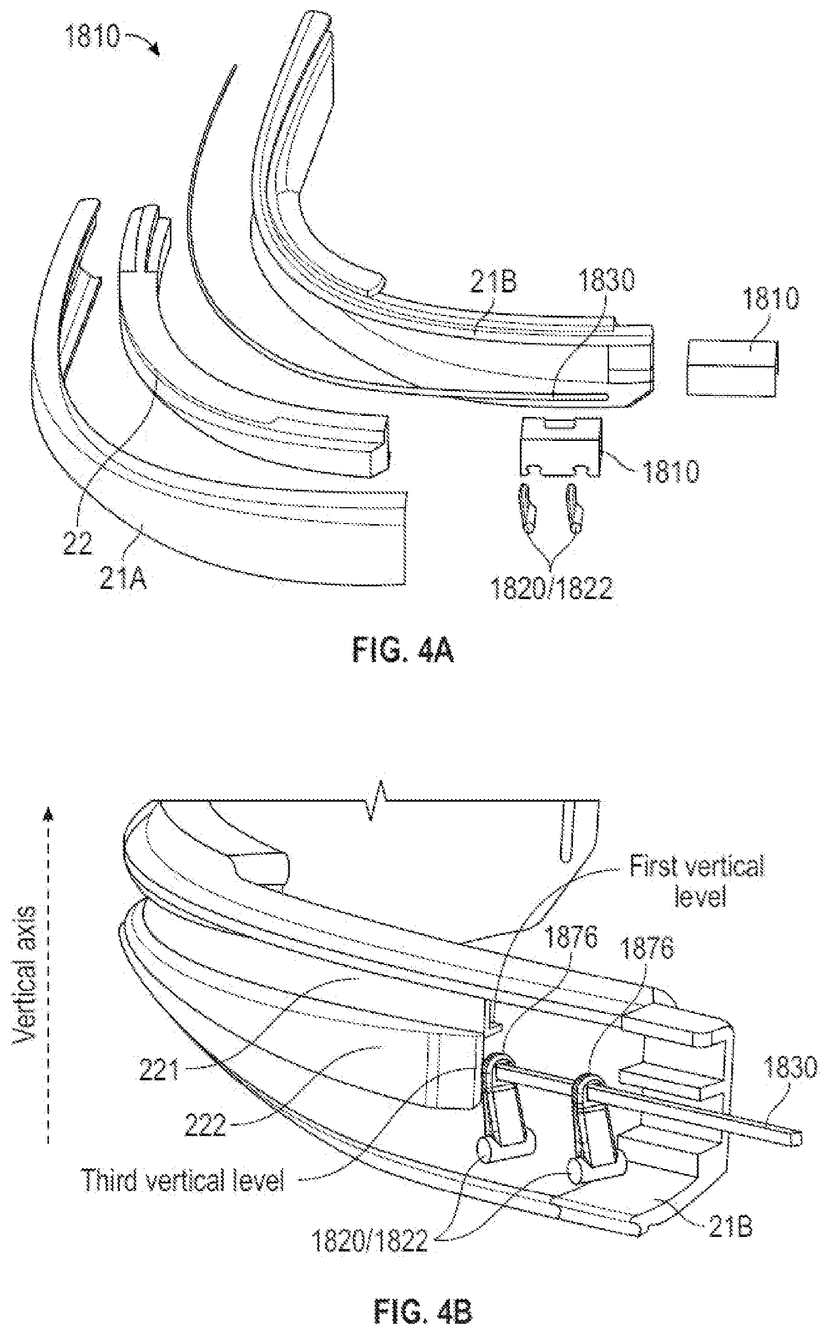 Patent US12564695 Figure 7 – Directional adjustment mechanism for headgear of a respiratory therapy mask or interface