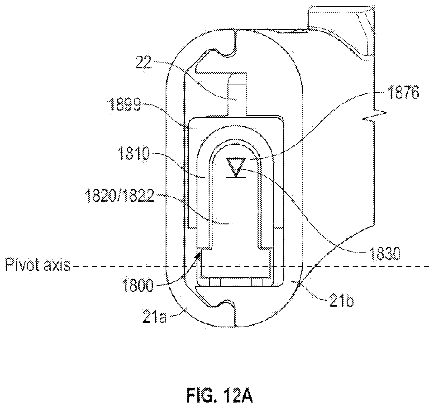 Patent US12564695 Figure 14 – Directional adjustment mechanism for headgear of a respiratory therapy mask or interface