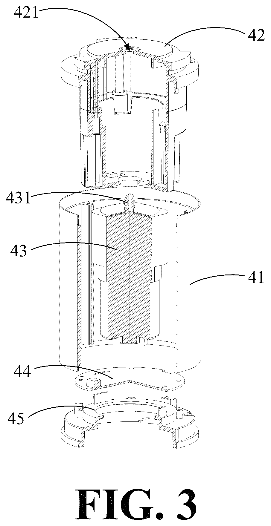 Patent US12564699 Figure 3 – Functionally modular aromatherapy diffuser