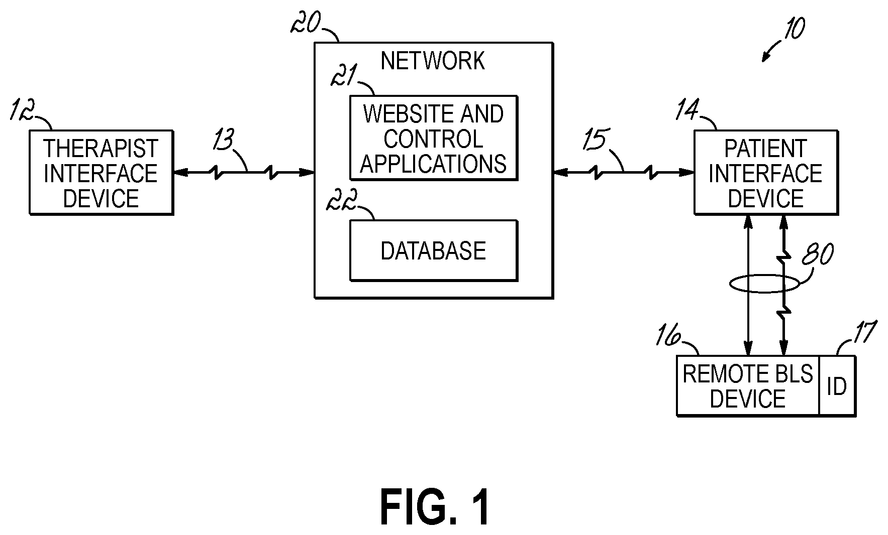 Patent US12564700 — Device for inducing alternating tactile stimulations — Figure 1