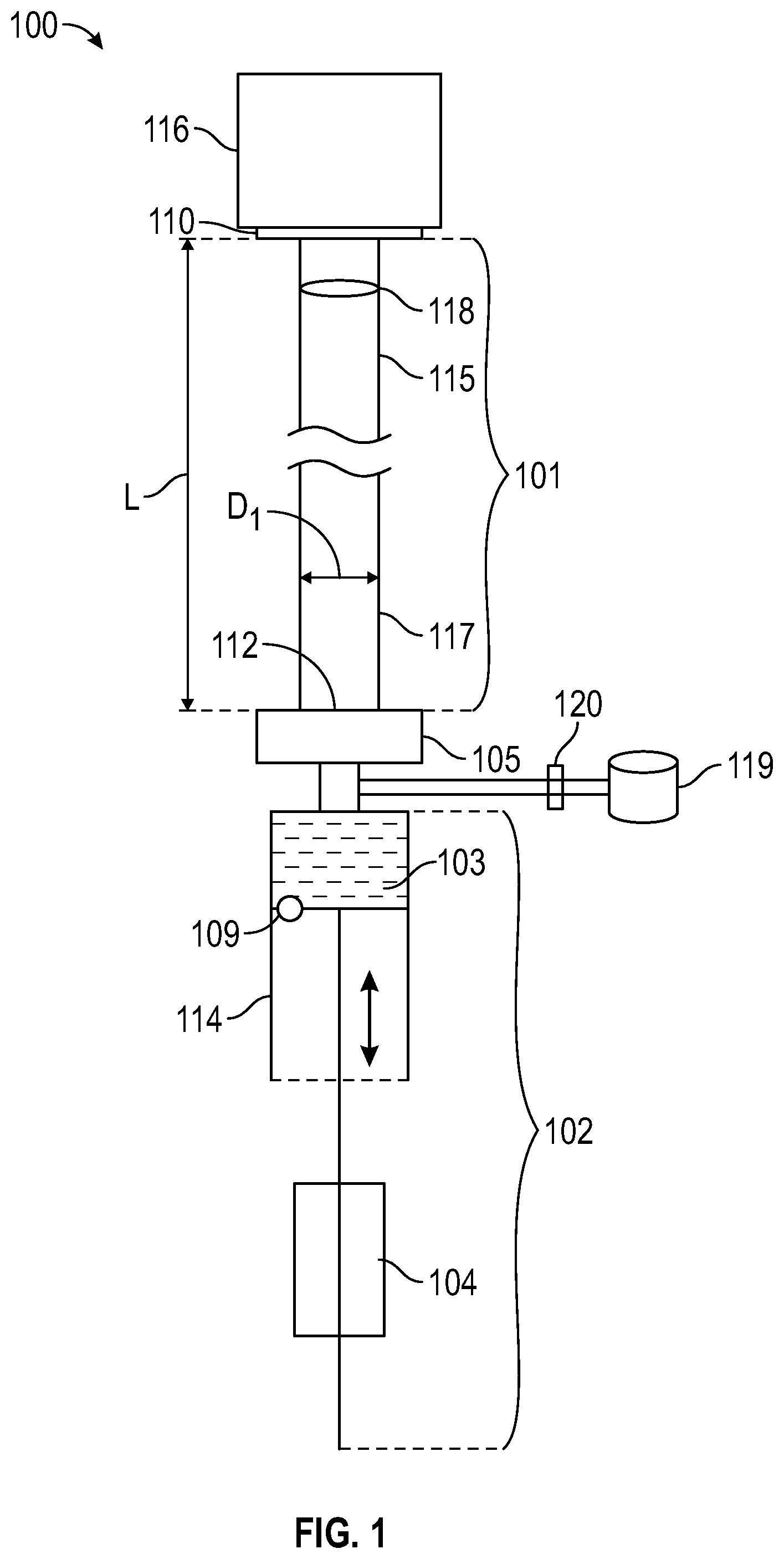 Patent US12564701 Figure 1 – Tube having an interior lubricious coating and systems and methods of applying the same