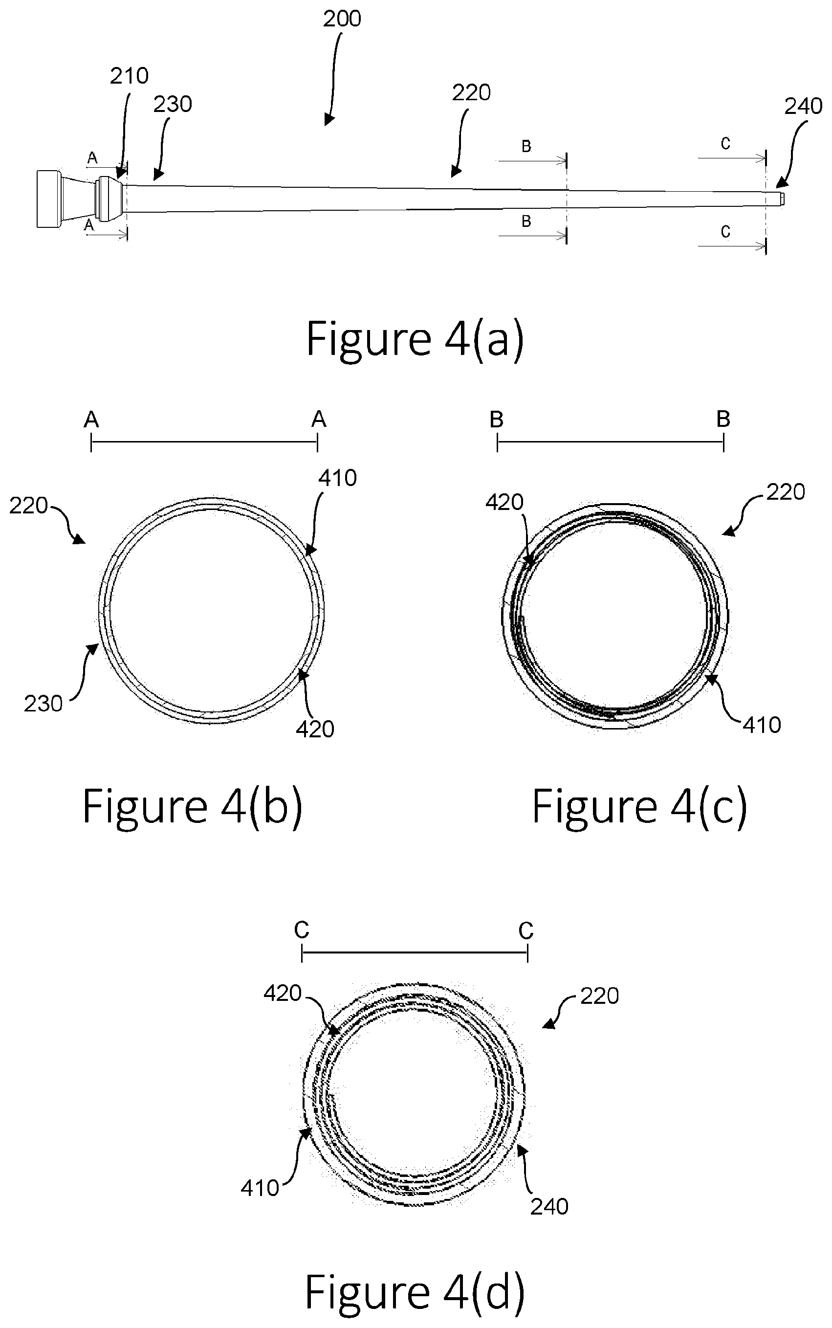Patent US12564702 Figure 4 – Adjustable sheath device