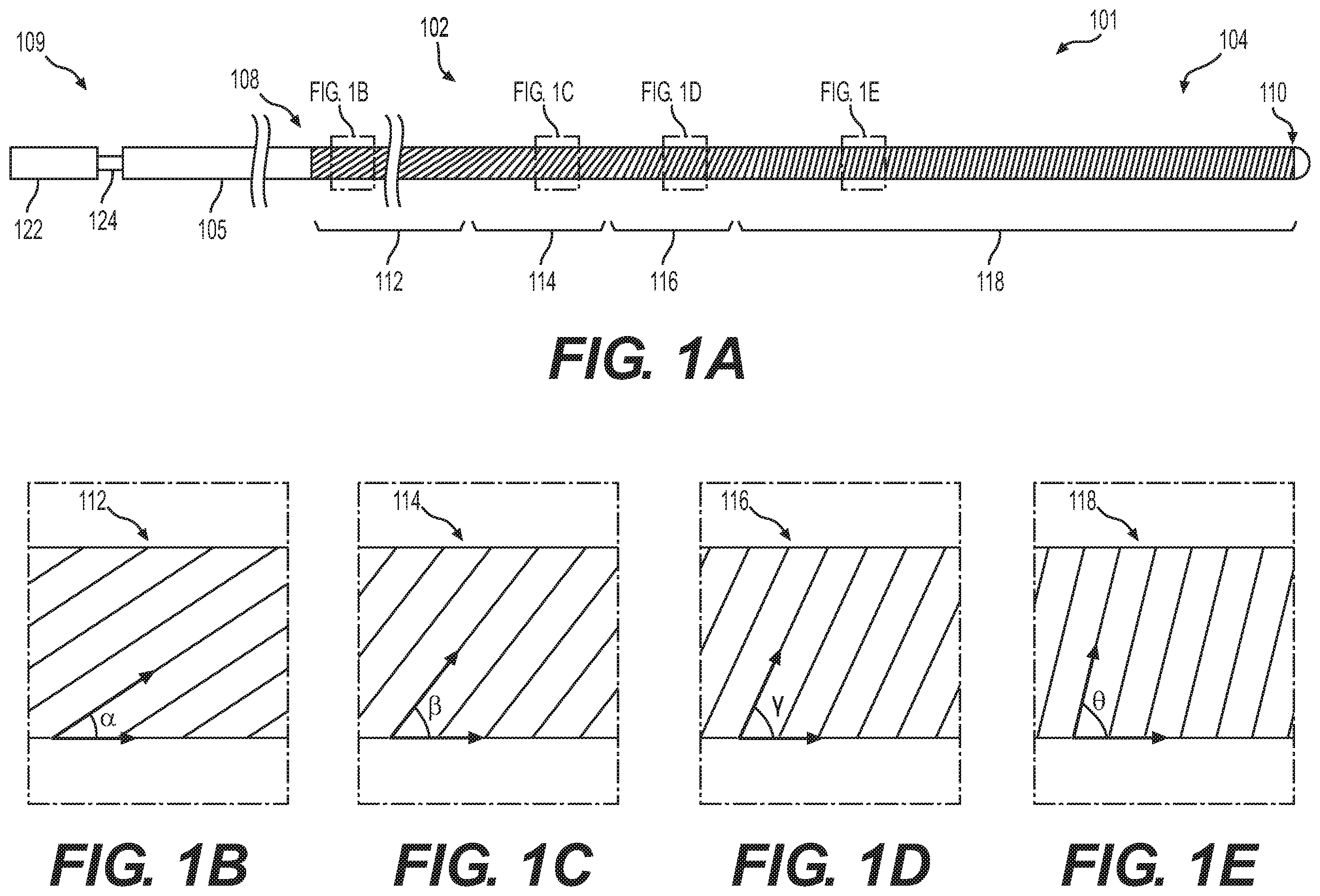 Patent US12564704 Figure 1 – Intraluminal device with looped core wire