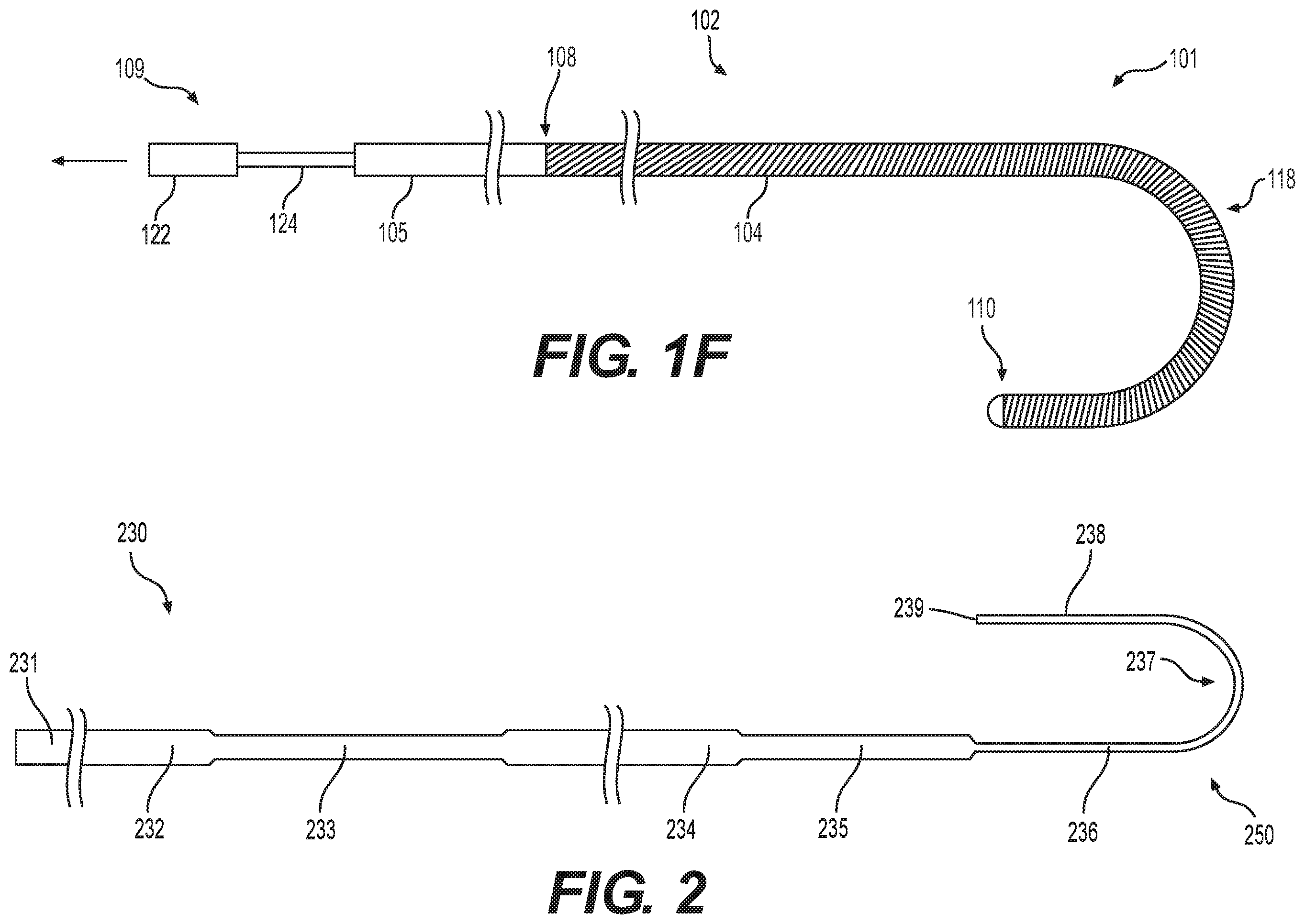 Patent US12564704 Figure 2 – Intraluminal device with looped core wire