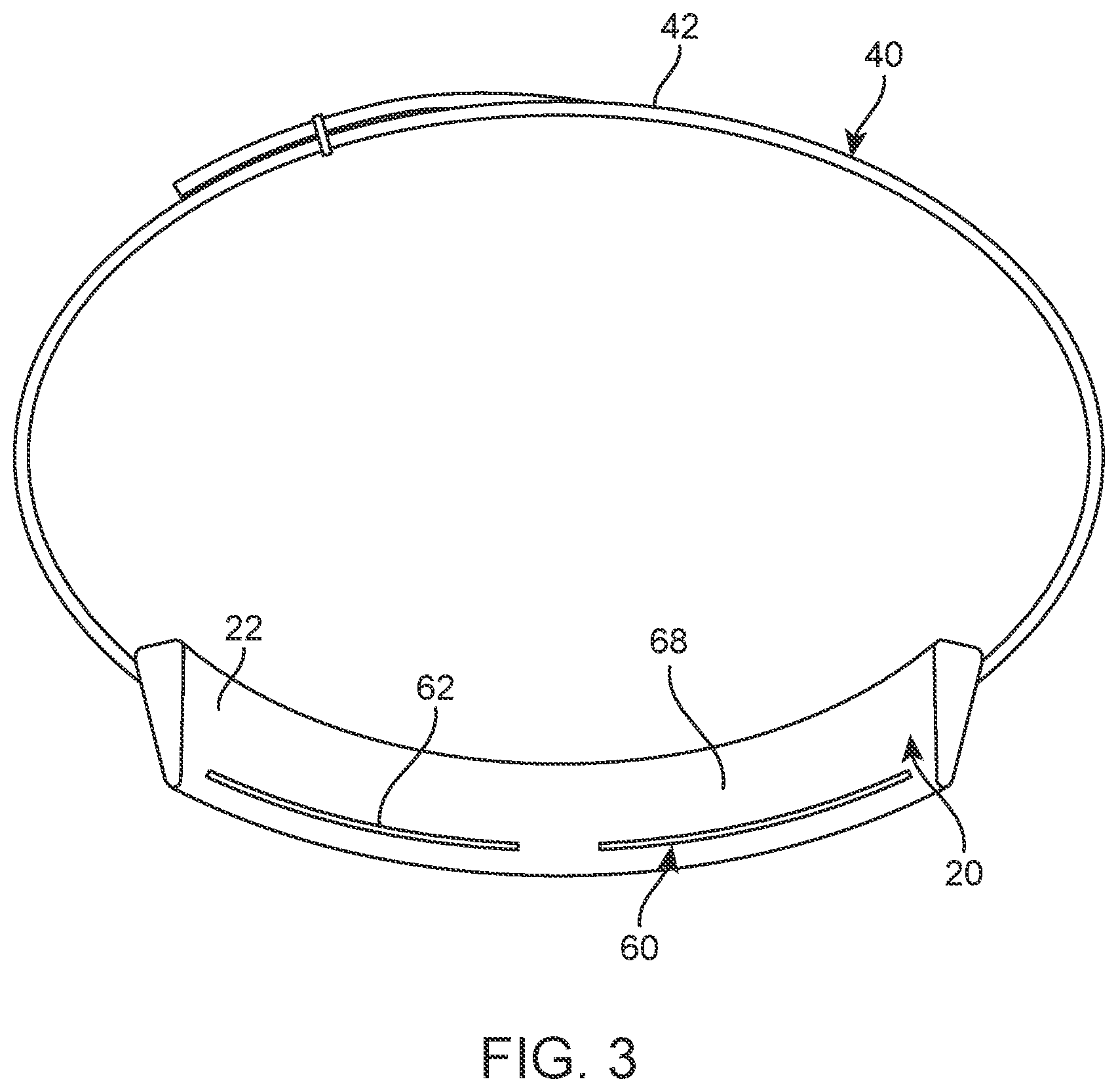Patent US12564707 Figure 3 – Therapeutic eye mask