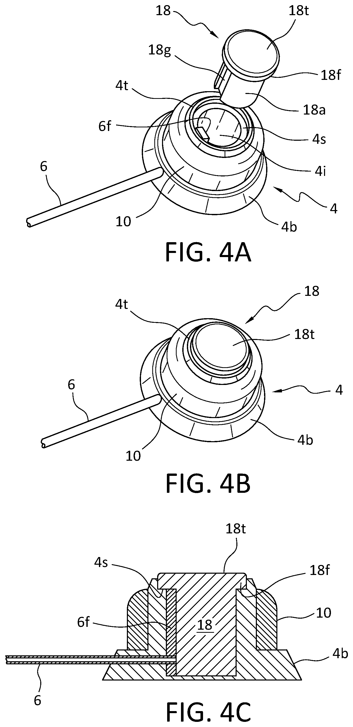 Patent US12564709 Figure 3 – Port adapted to be frequently accessed