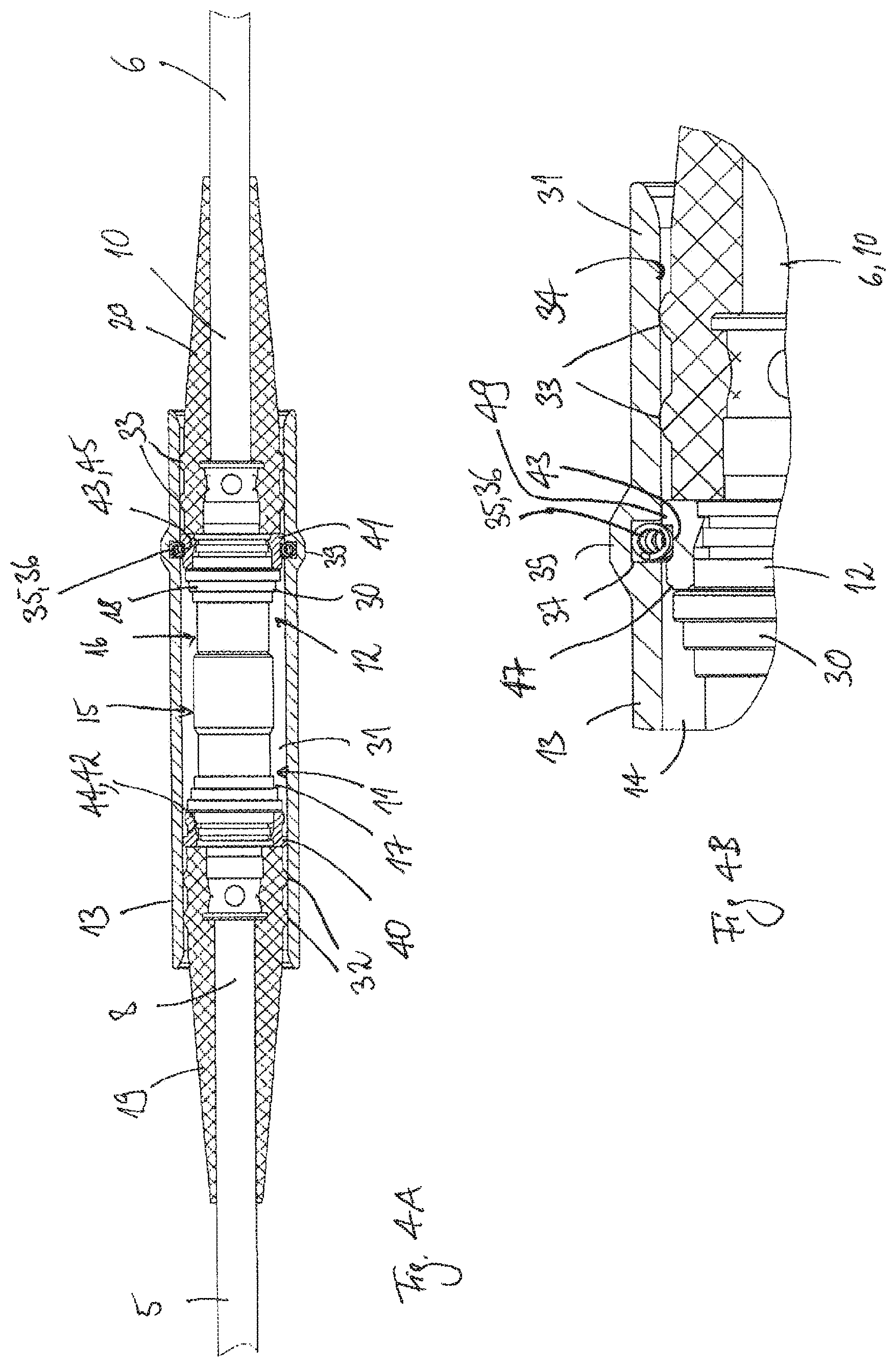 Patent US12564710 Figure 3 – System for securing a releasable connection between two elements