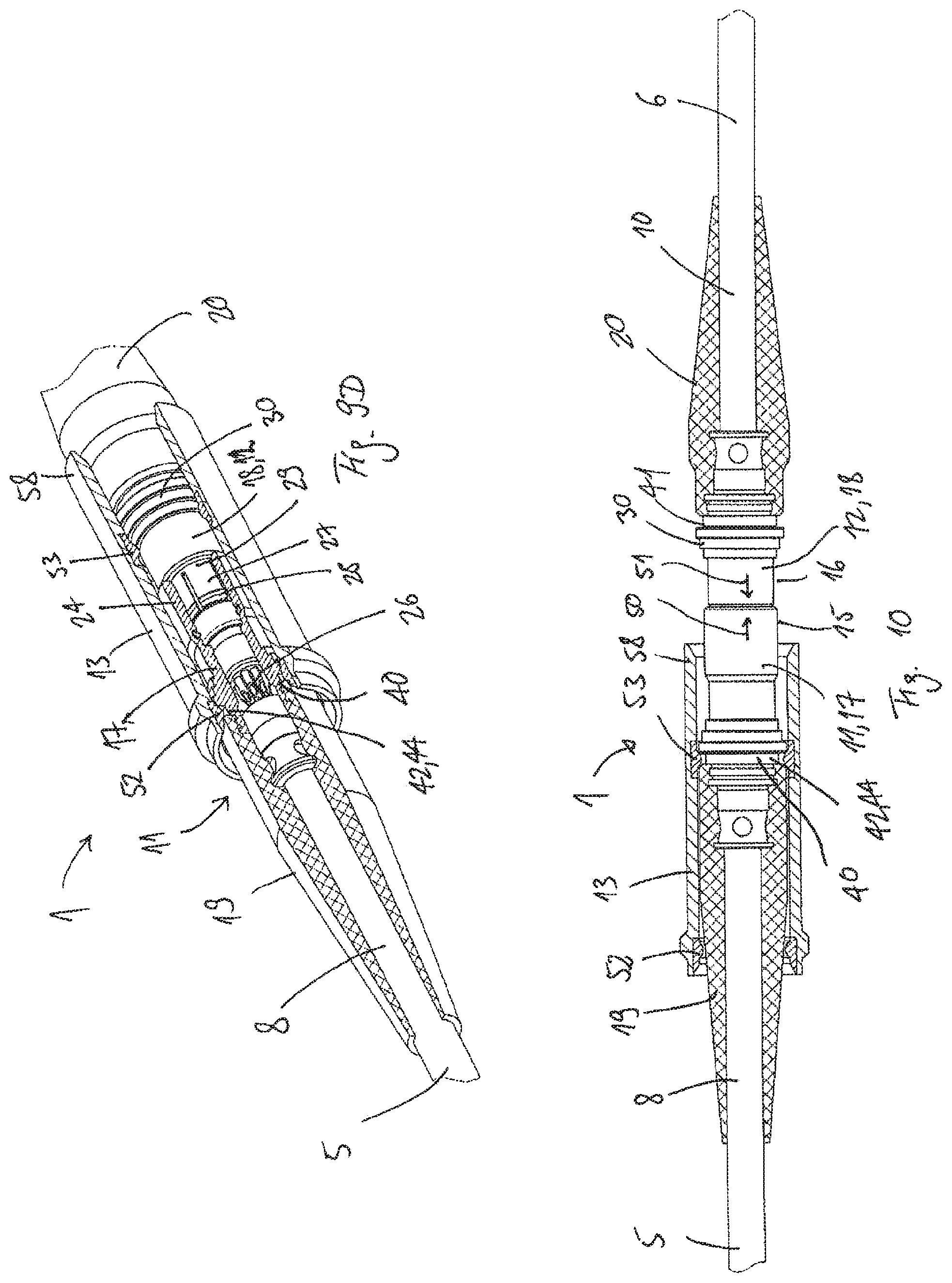 Patent US12564710 Figure 8 – System for securing a releasable connection between two elements