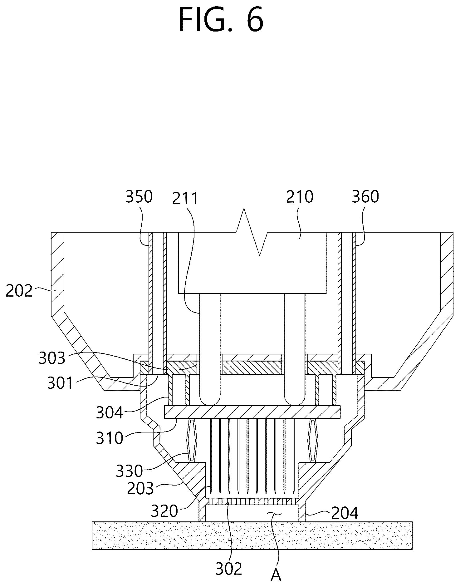Patent US12564712 Figure 6 – Handpiece for treatment, treatment device including same, and method for controlling treatment device