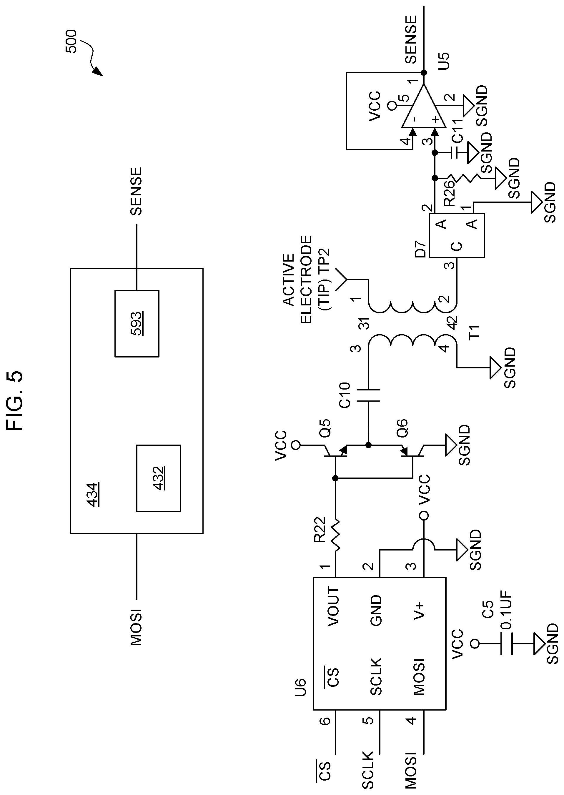 Patent US12564715 Figure 7 – TMJ treatment device with adaptive circuit