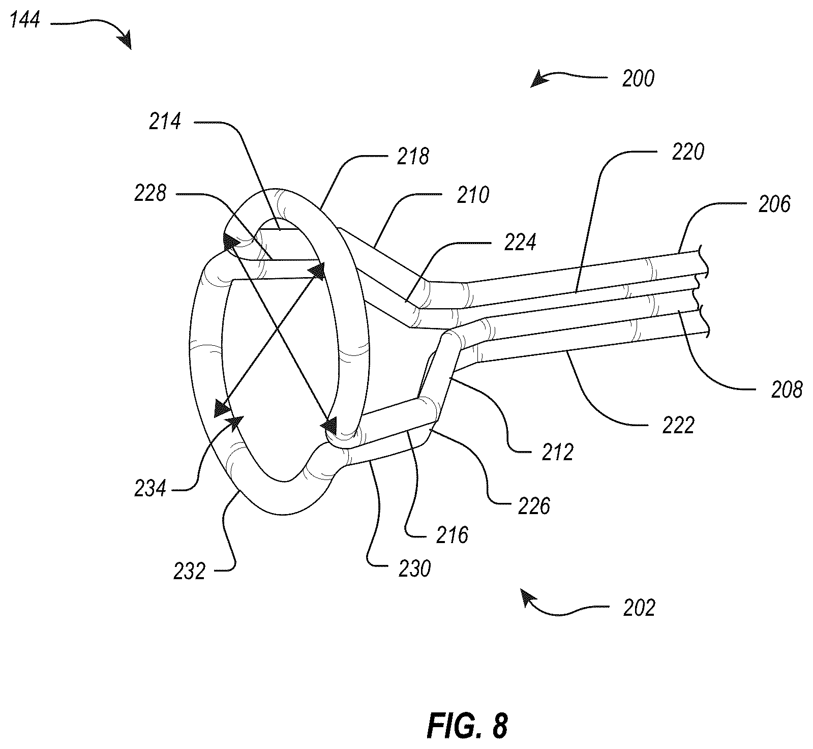Patent US12564723 Figure 8 – Implant delivery and retrieval systems and methods