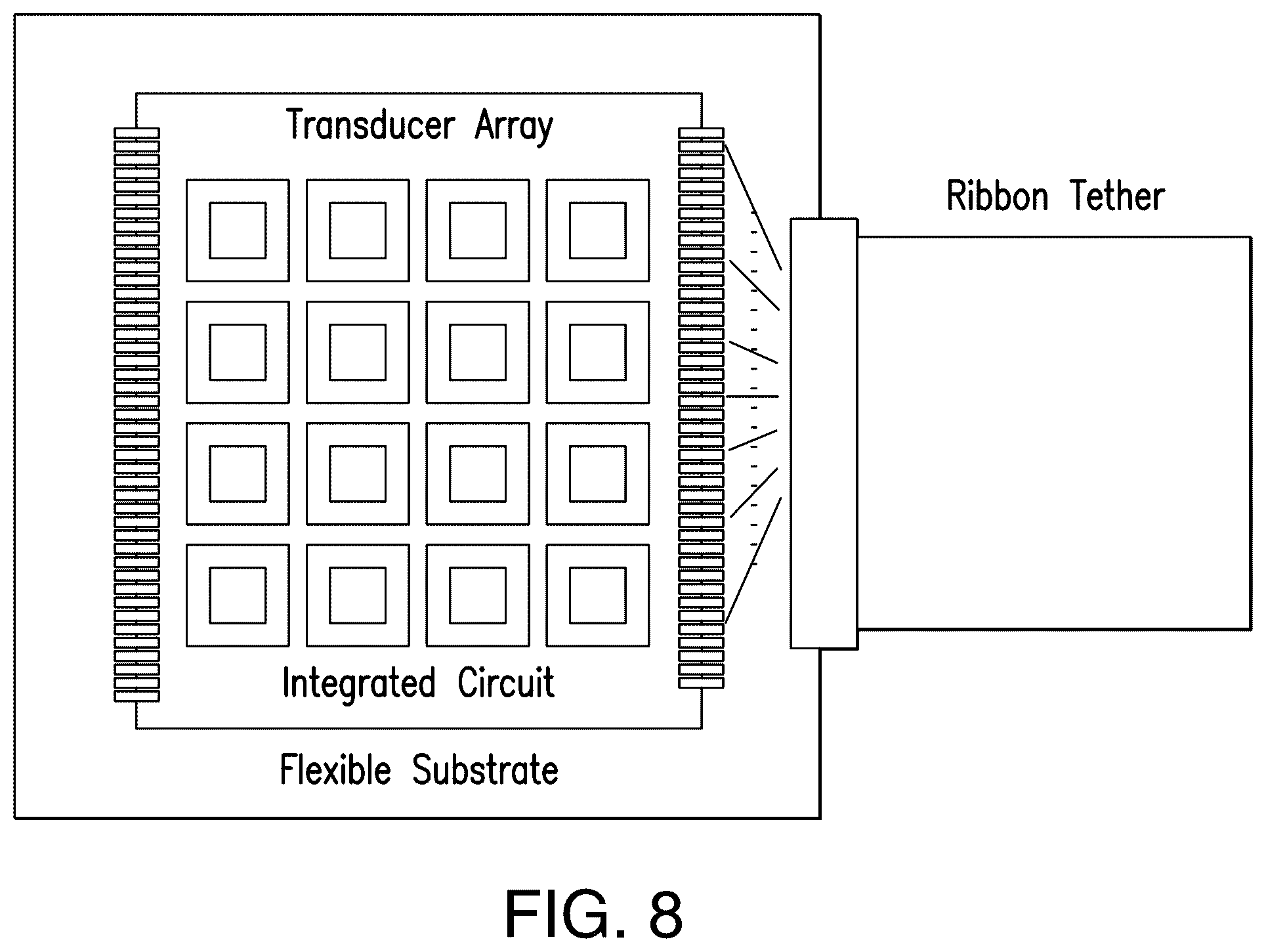 Patent US12564735 Figure 8 – Systems and methods for modulation and mapping of brain tissue using an ultrasound assembly