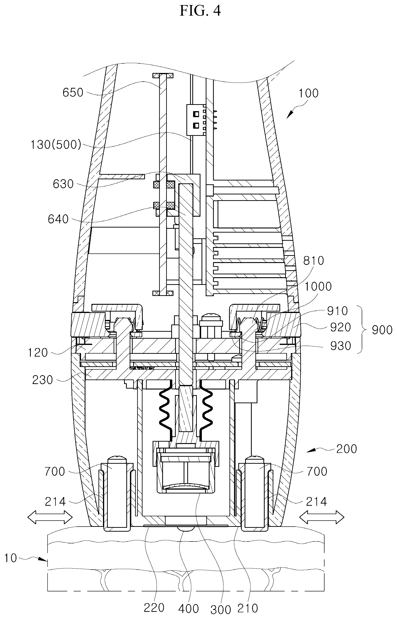 Patent US12564738 Figure 4 – Temperature measurement-based high-intensity focused ultrasound output device
