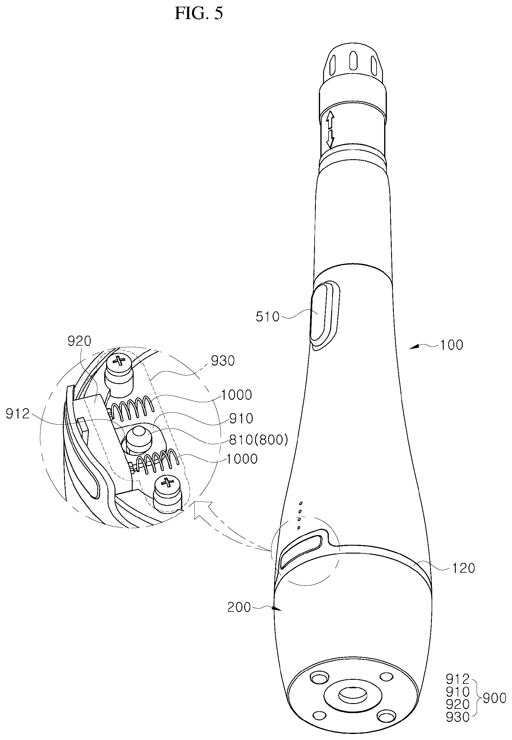Patent US12564738 Figure 5 – Temperature measurement-based high-intensity focused ultrasound output device