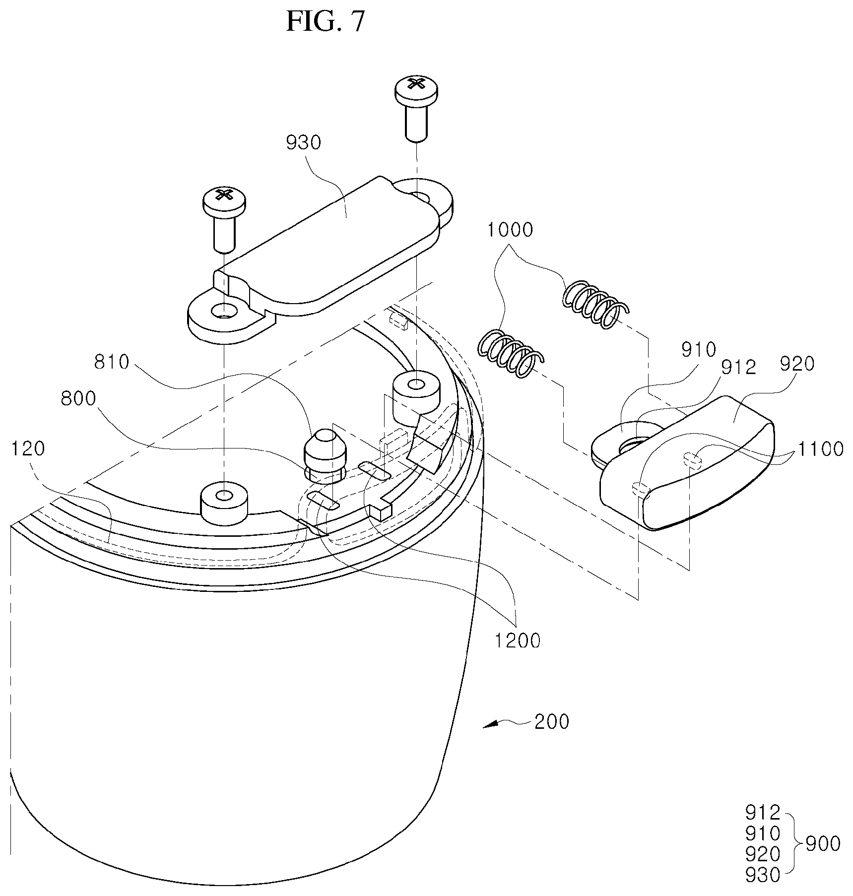 Patent US12564738 Figure 7 – Temperature measurement-based high-intensity focused ultrasound output device