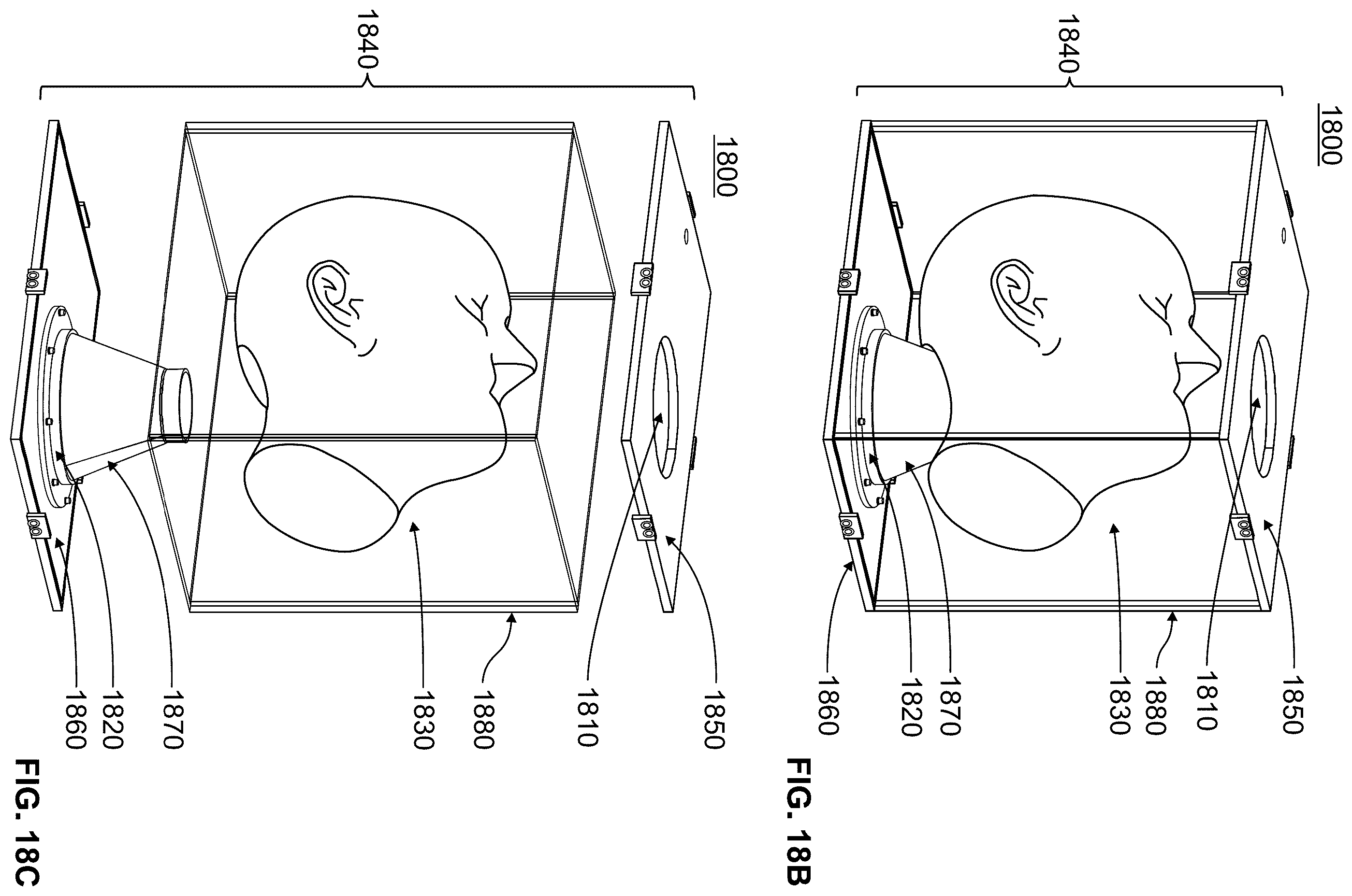 Patent US12564741 Figure 10 – Respirator test system