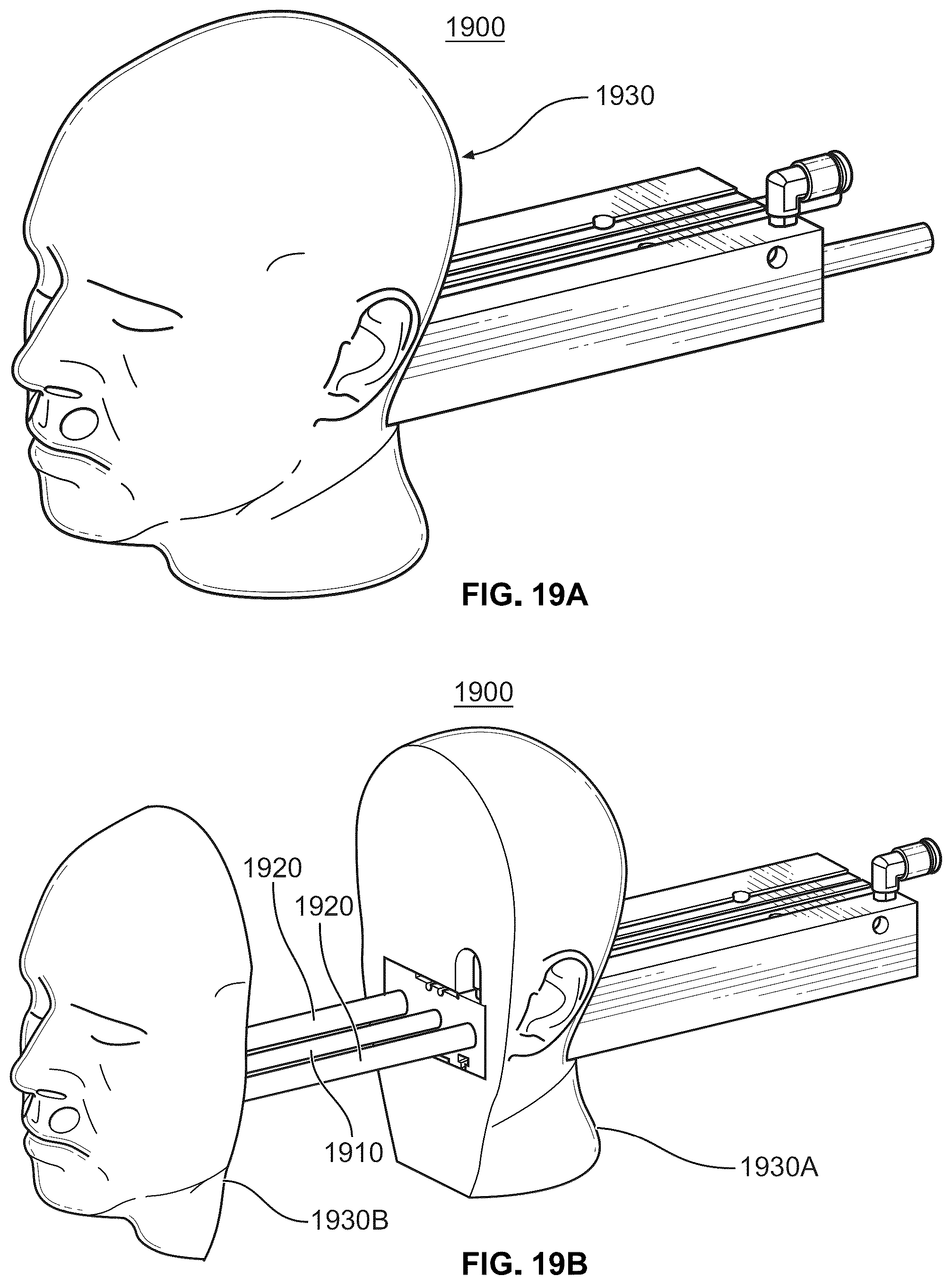 Patent US12564741 Figure 11 – Respirator test system
