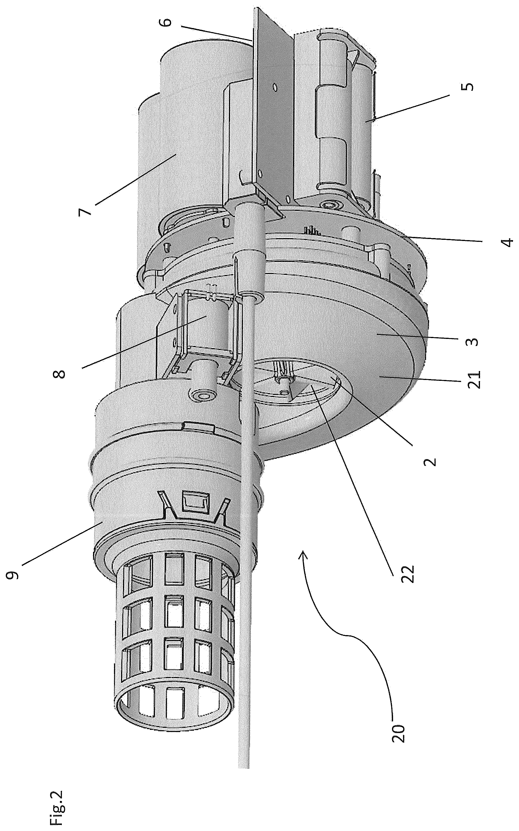 Patent US12564742 Figure 2 – Inflatable bag, avalanche backpack and method of deflating an inflatable bag