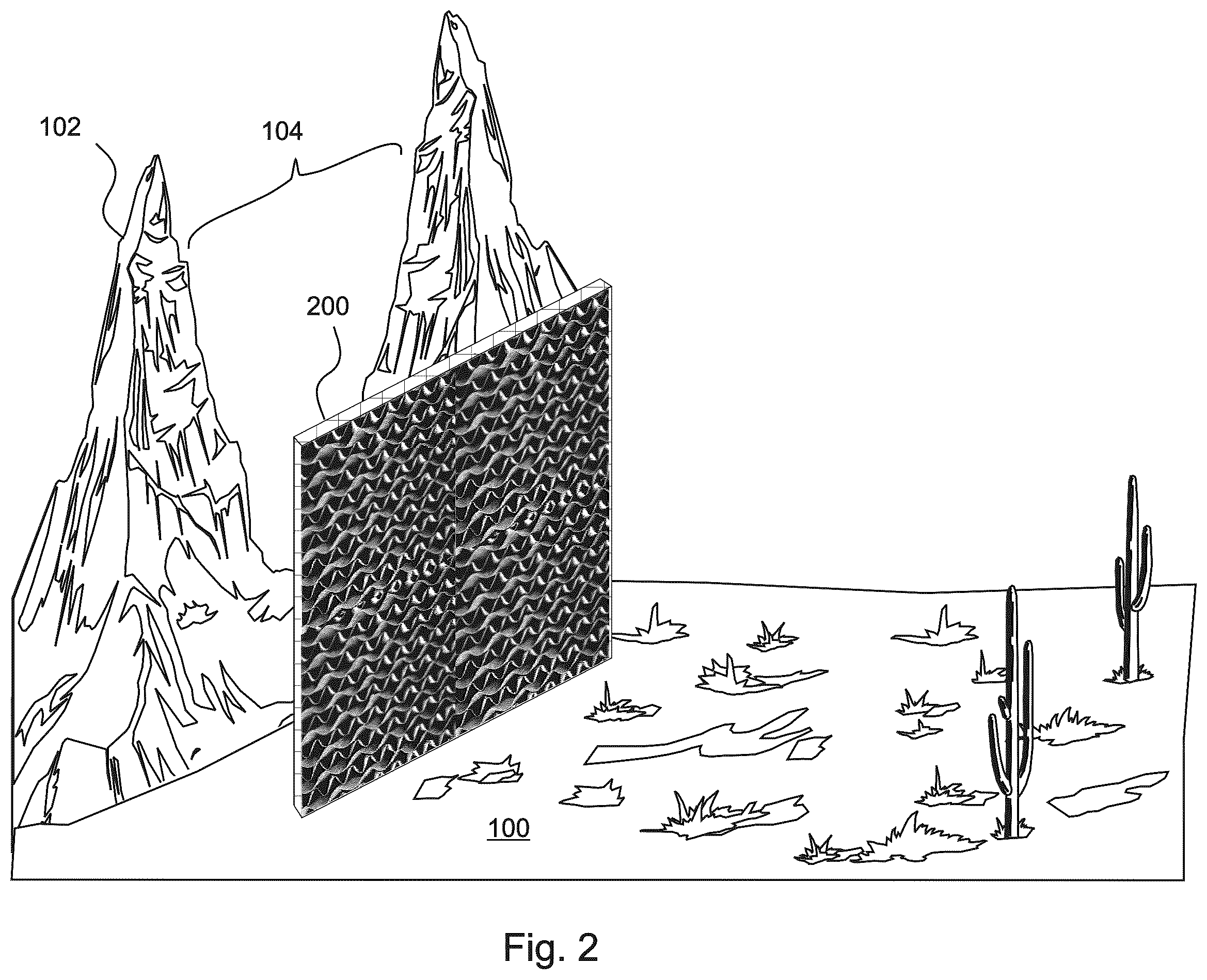 Patent US12564744 Figure 2 – Apparatus and method for mitigating Santa Ana wind fire hazards