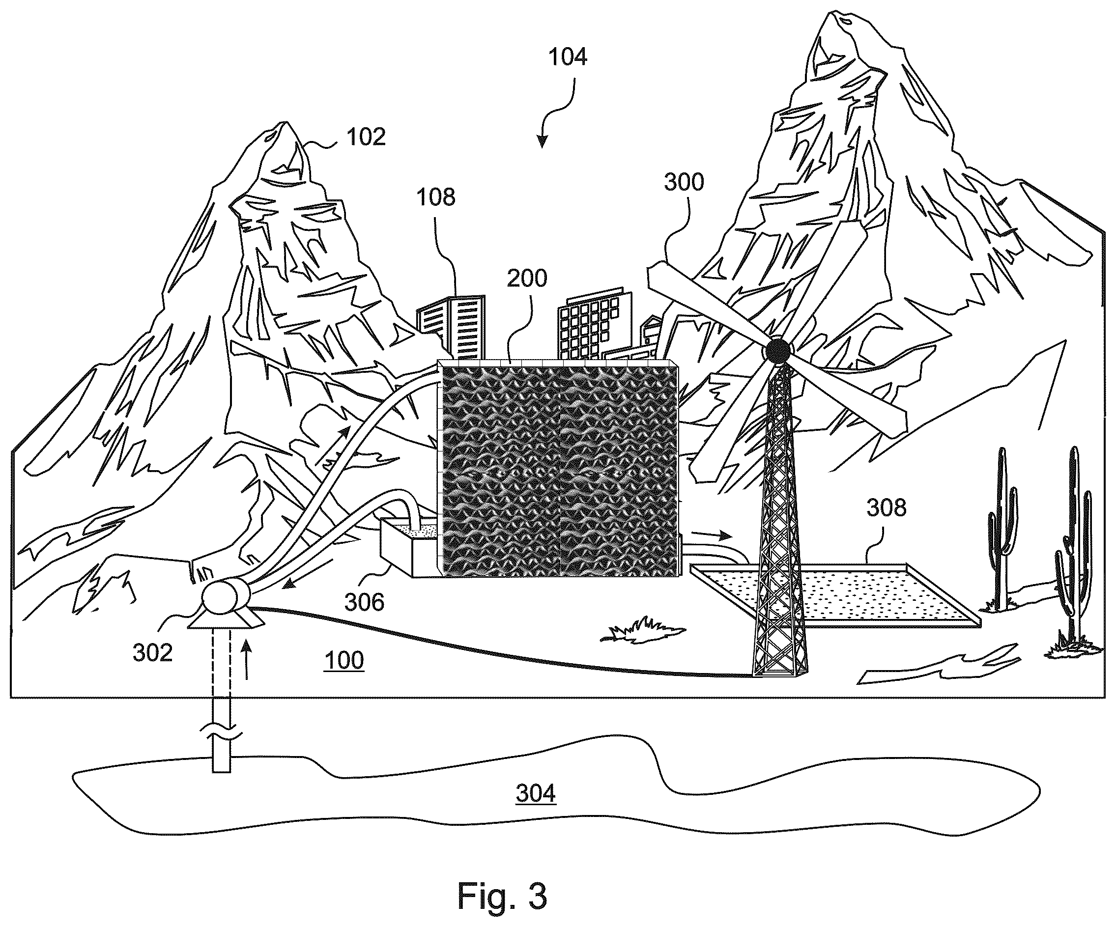 Patent US12564744 Figure 3 – Apparatus and method for mitigating Santa Ana wind fire hazards